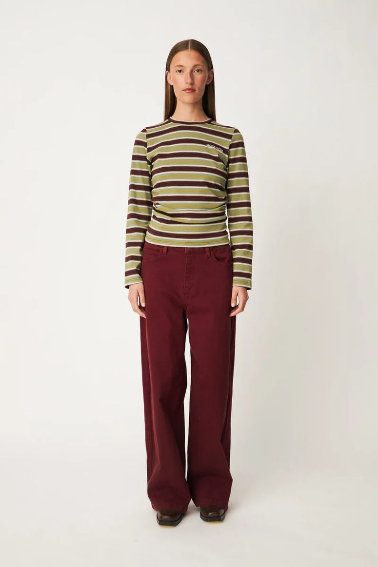 Modstrom Isolde Pants Donkerrood Dames