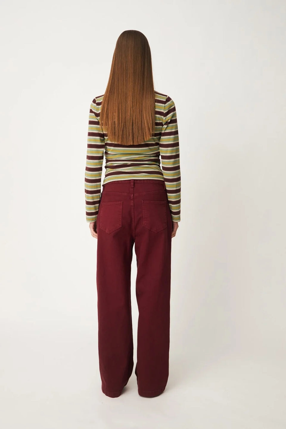 Modstrom Isolde Pants Donkerrood Dames