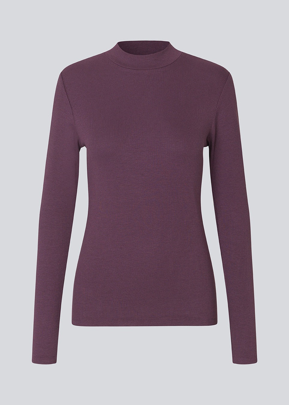 Modstrom Krown Ls Tneck Donkerrood Dames