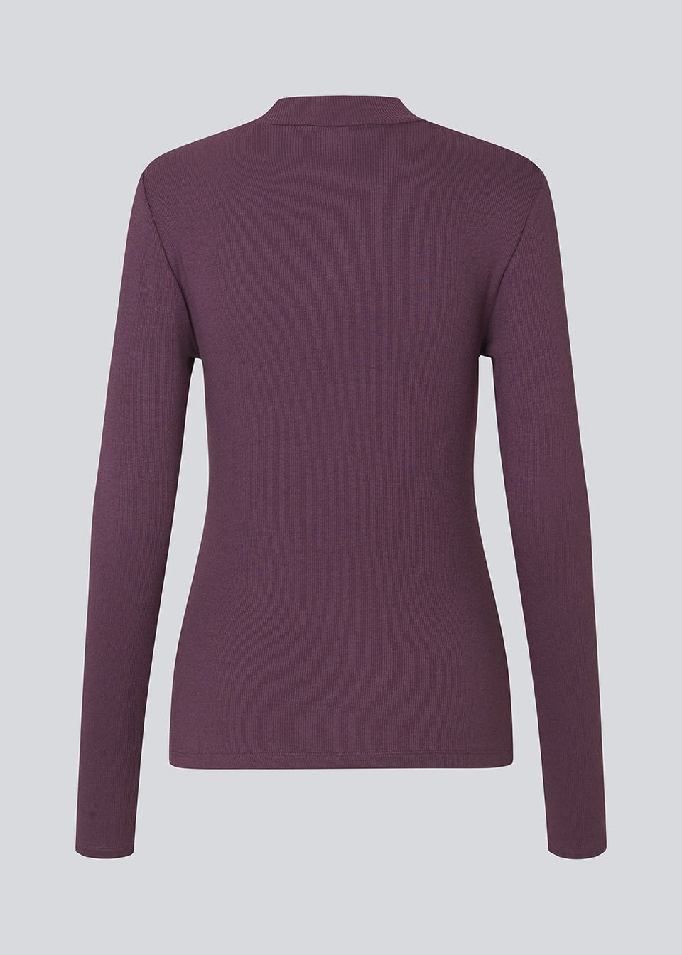 Modstrom Krown Ls Tneck Donkerrood Dames