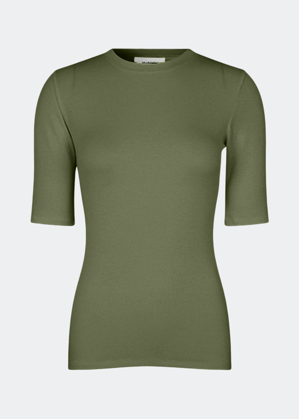 Modstrom Krown O-neck T-shirt Donkergroen Dames
