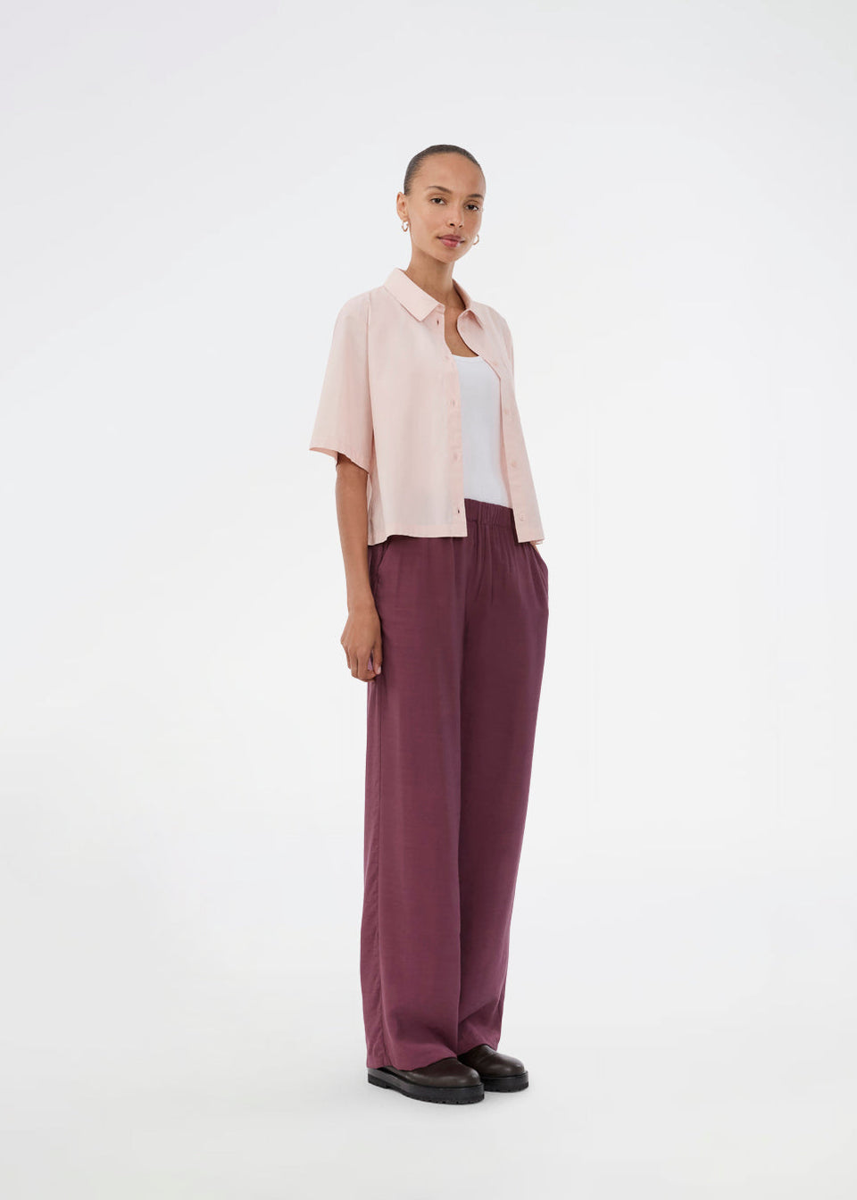 Modstrom Nicki Pants Donkerrood Dames