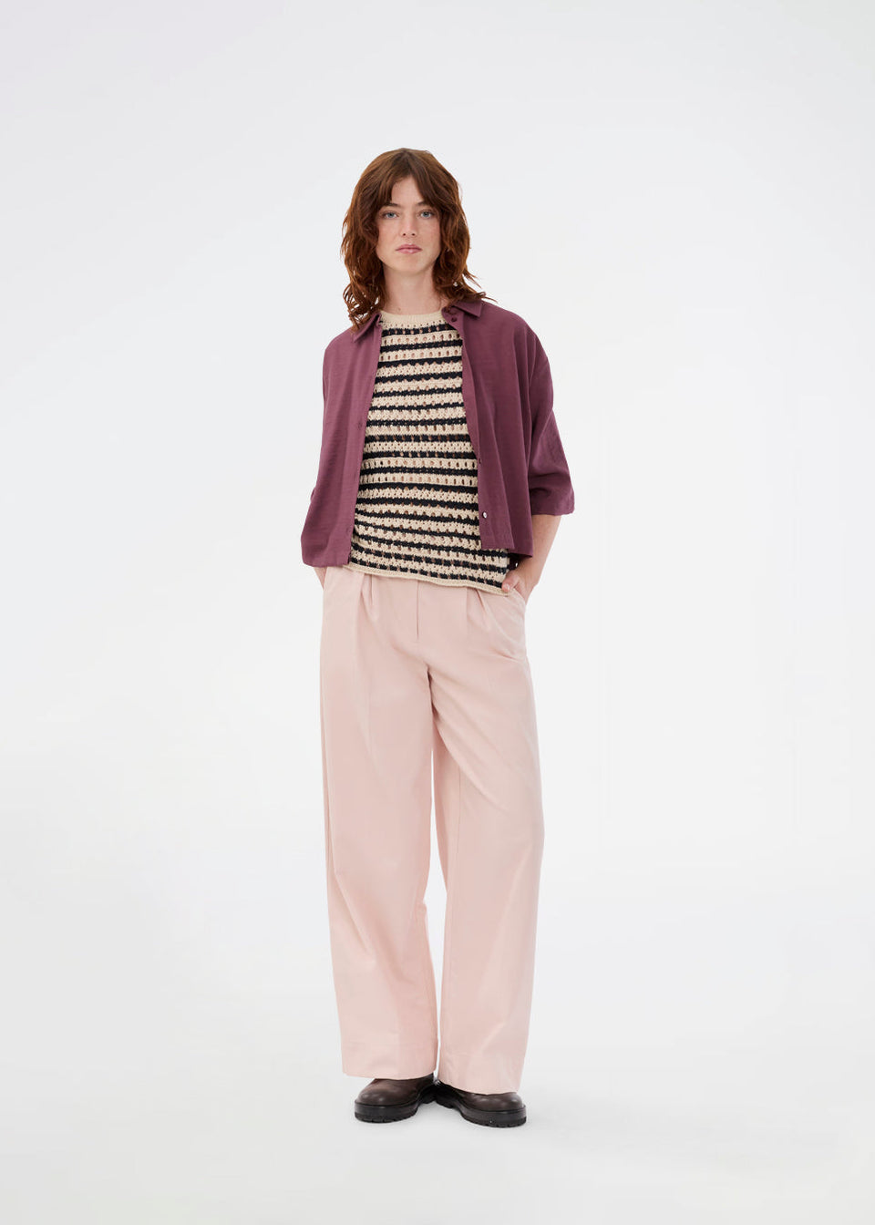 Modstrom Nicki Shirt Donkerrood Dames