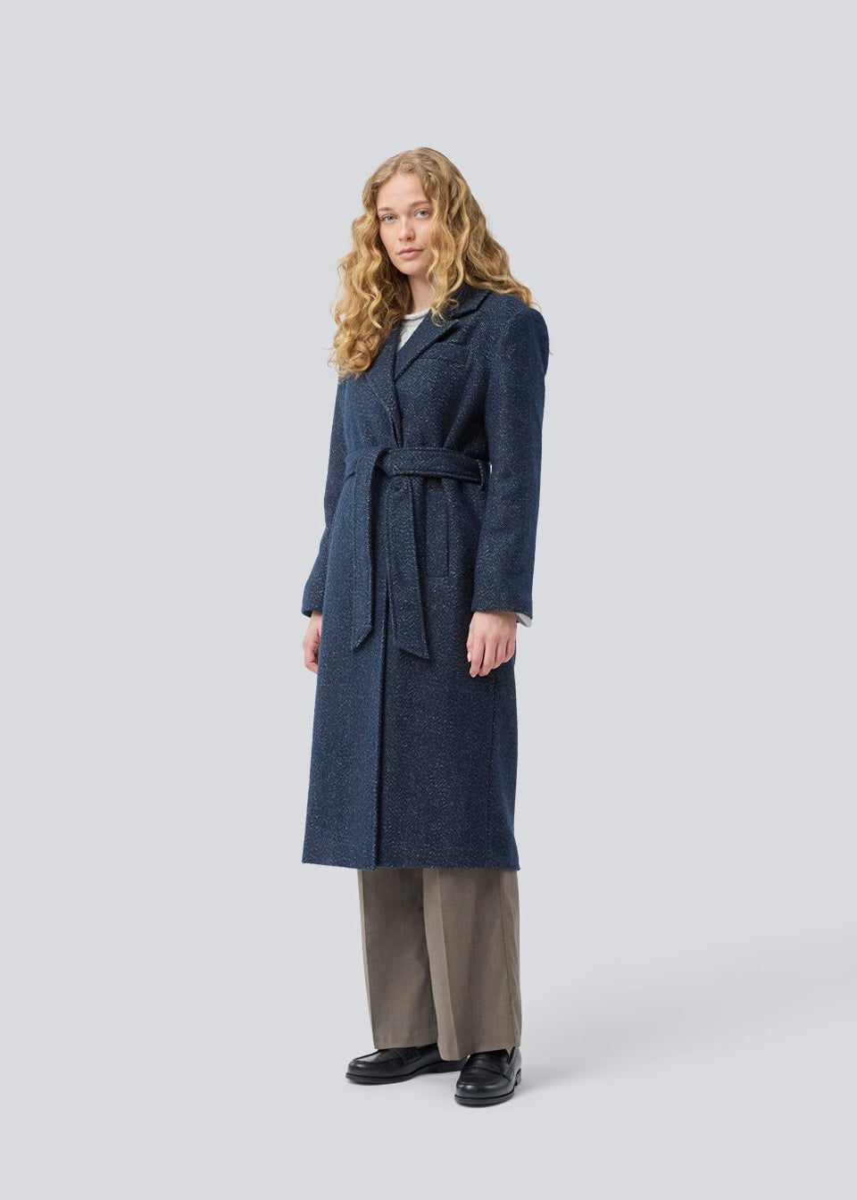Modstrom Otilla Coat Donkerblauw Dames