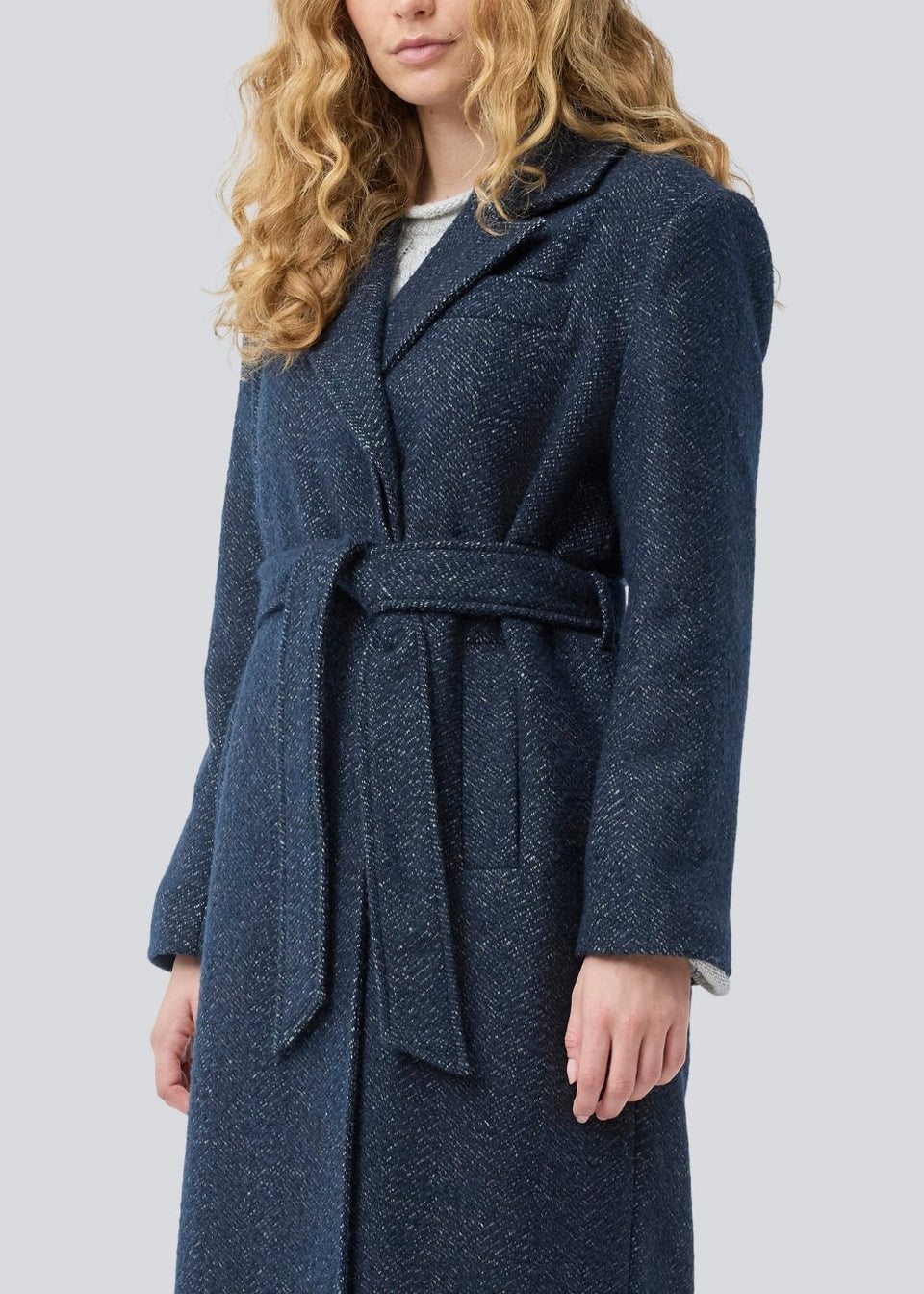Modstrom Otilla Coat Donkerblauw Dames