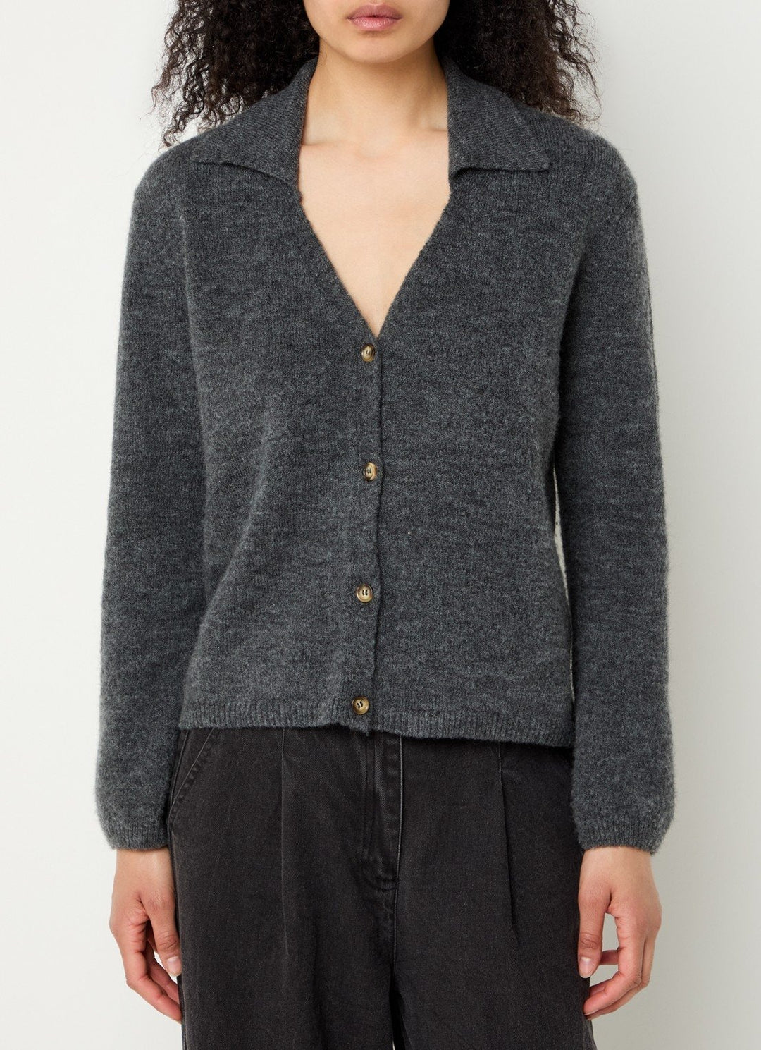 Modstrom Patrick Cardigan Donkergrijs Dames