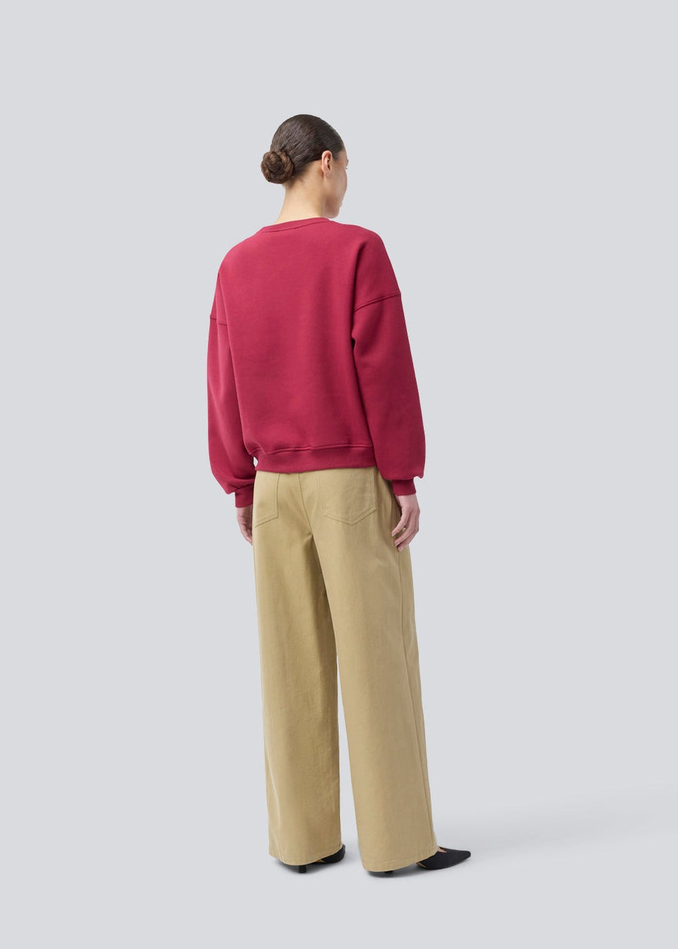 Modstrom Paula Sweat Rood Dames