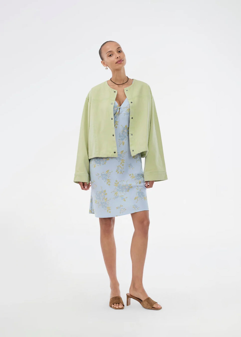 Modstrom Princess Short Jacket Lichtgroen Dames