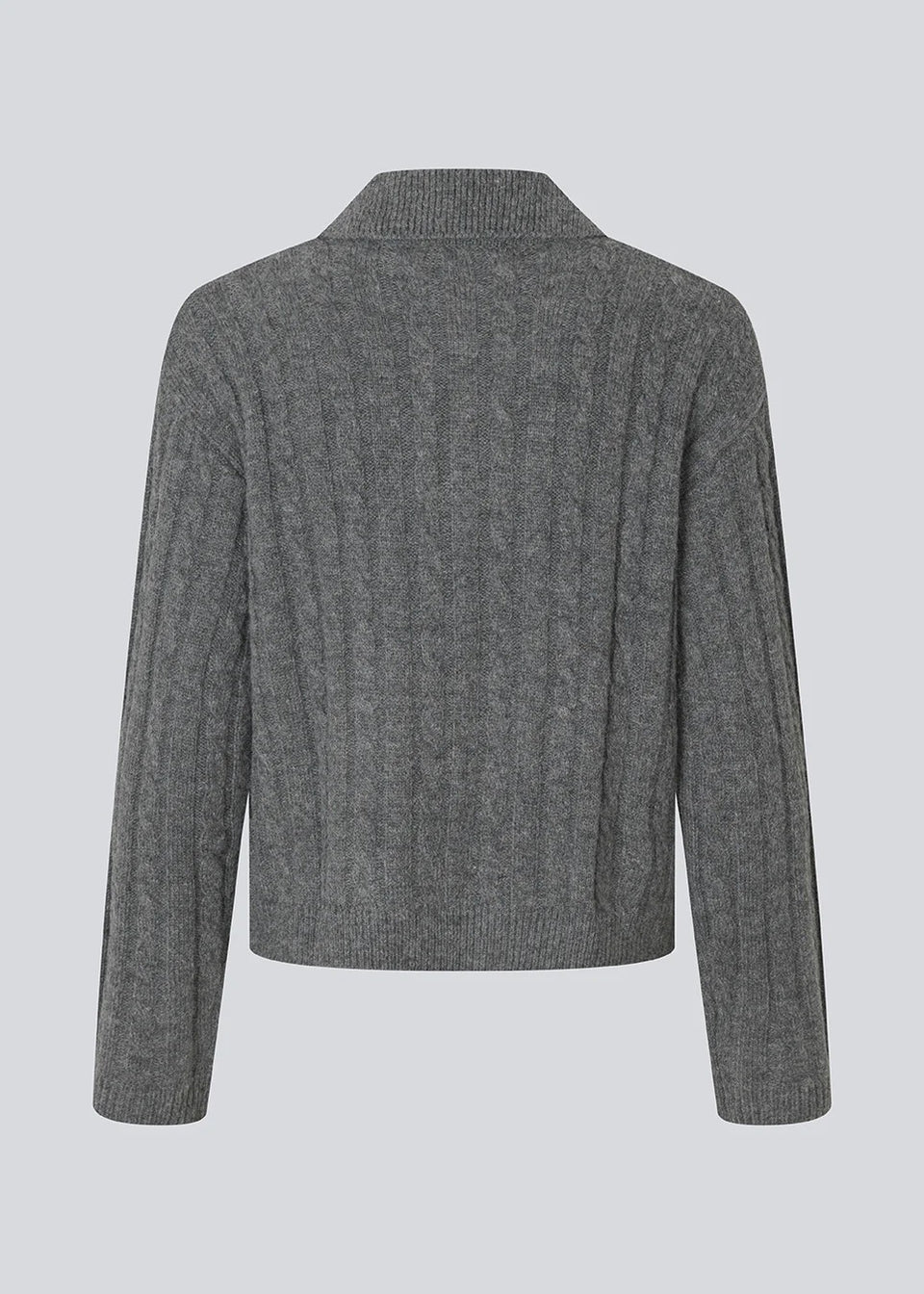 Modstrom Rise Polo Knit Donkergrijs Dames