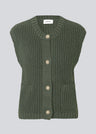 Modstrom Scott Vest Donkergroen Dames