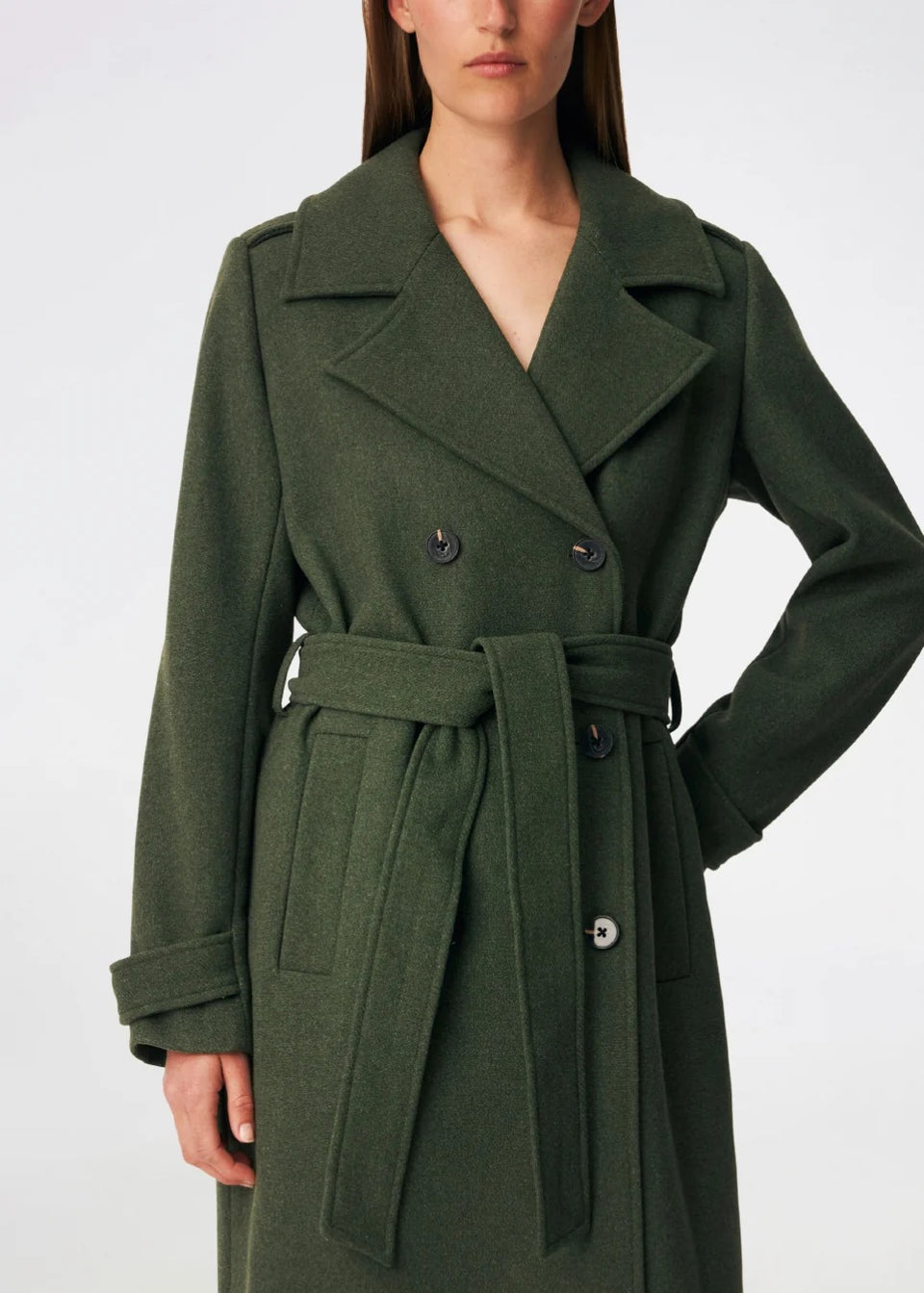 Modstrom Shay Coat Donkergroen Dames