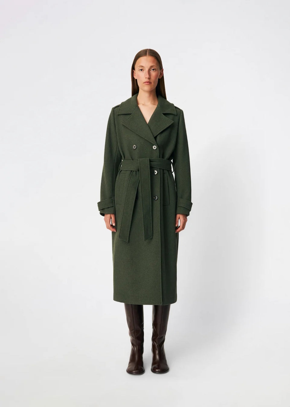 Modstrom Shay Coat Donkergroen Dames