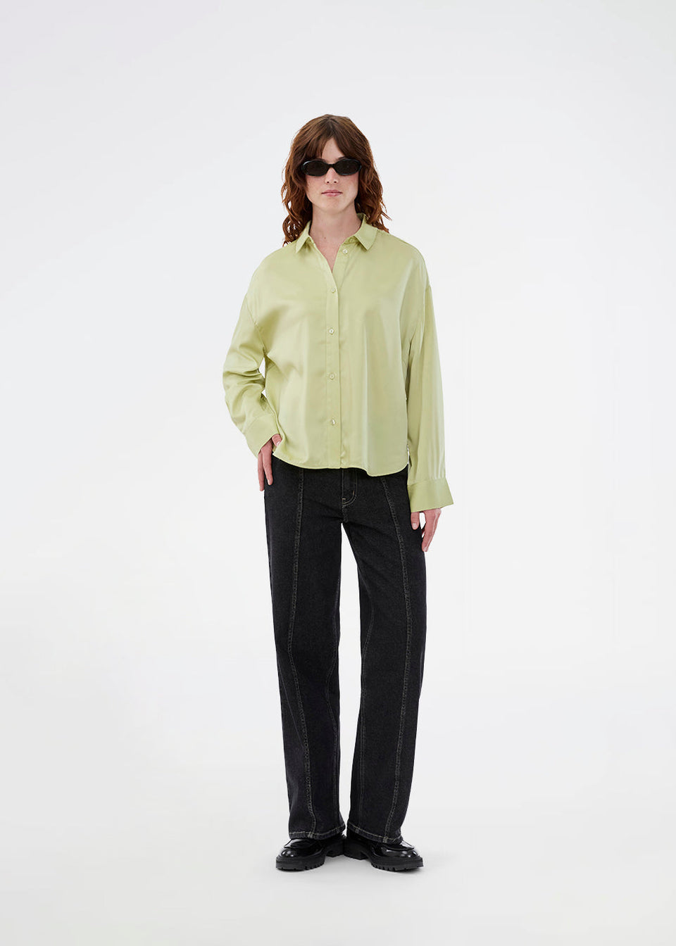 Modstrom Shelton Shirt Lichtgroen Dames