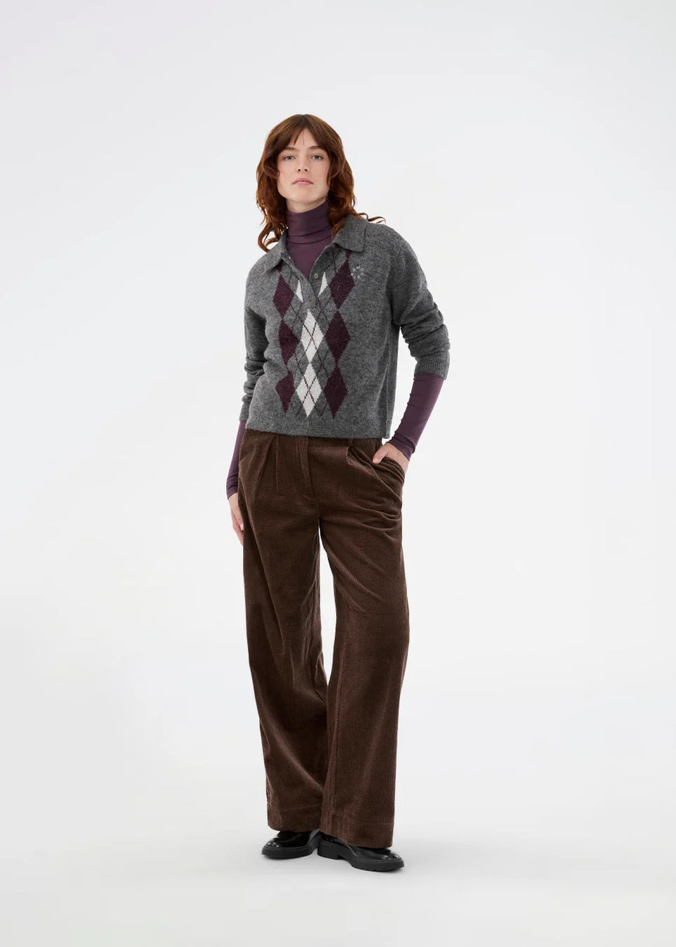 Modstrom Tanner Top Donkerrood Dames