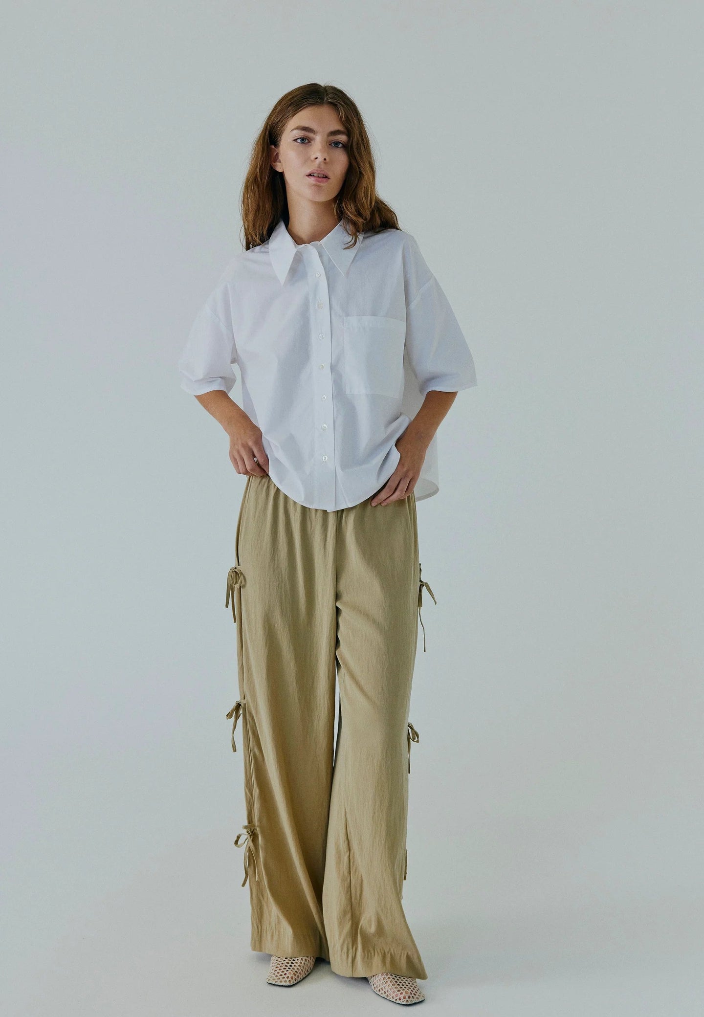 Norr Bowie Pants Lichtbruin Dames
