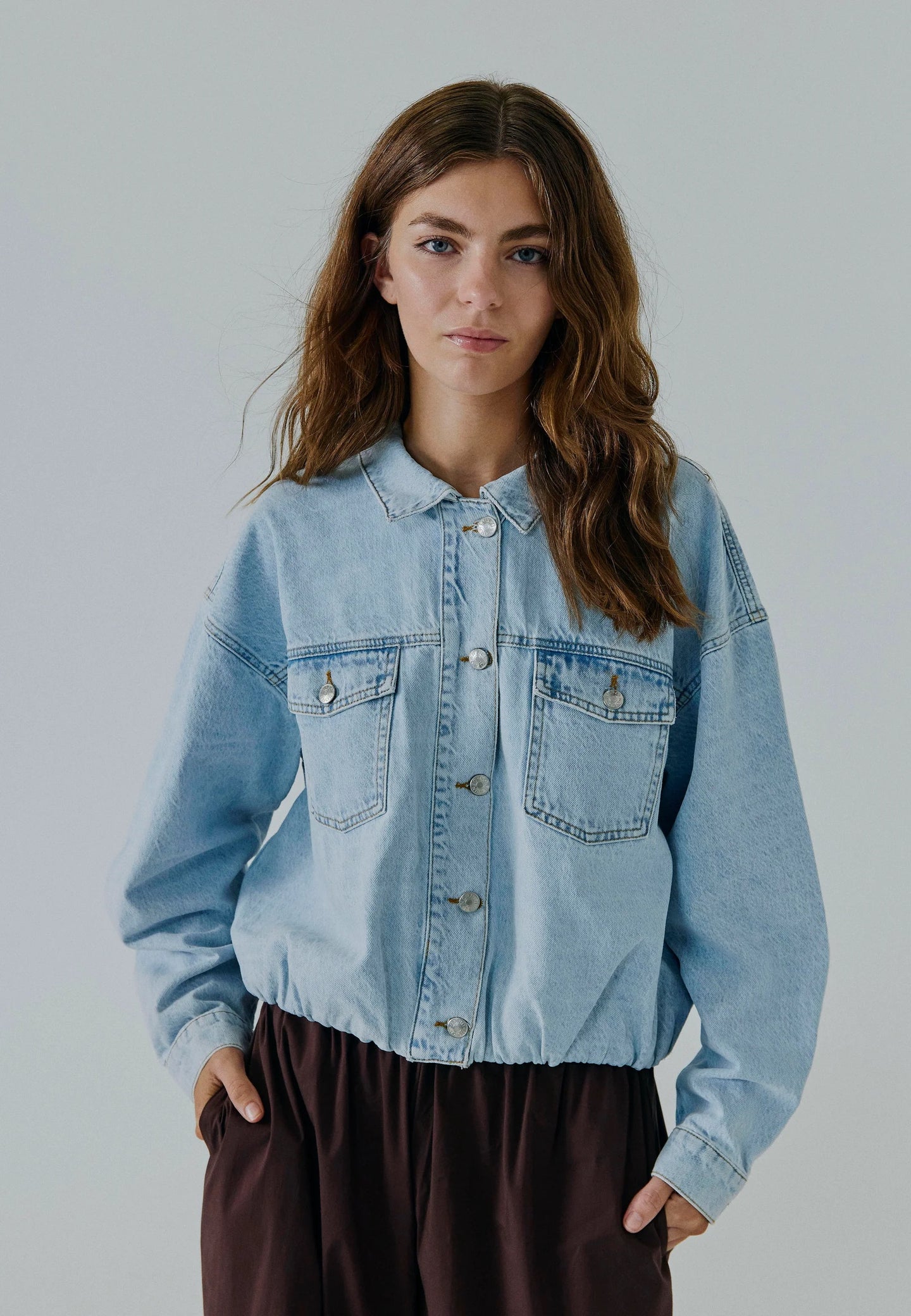 Norr Mie Denim Jacket Lichtblauw Dames