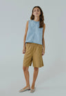 Norr Mille Shorts Lichtbruin Dames