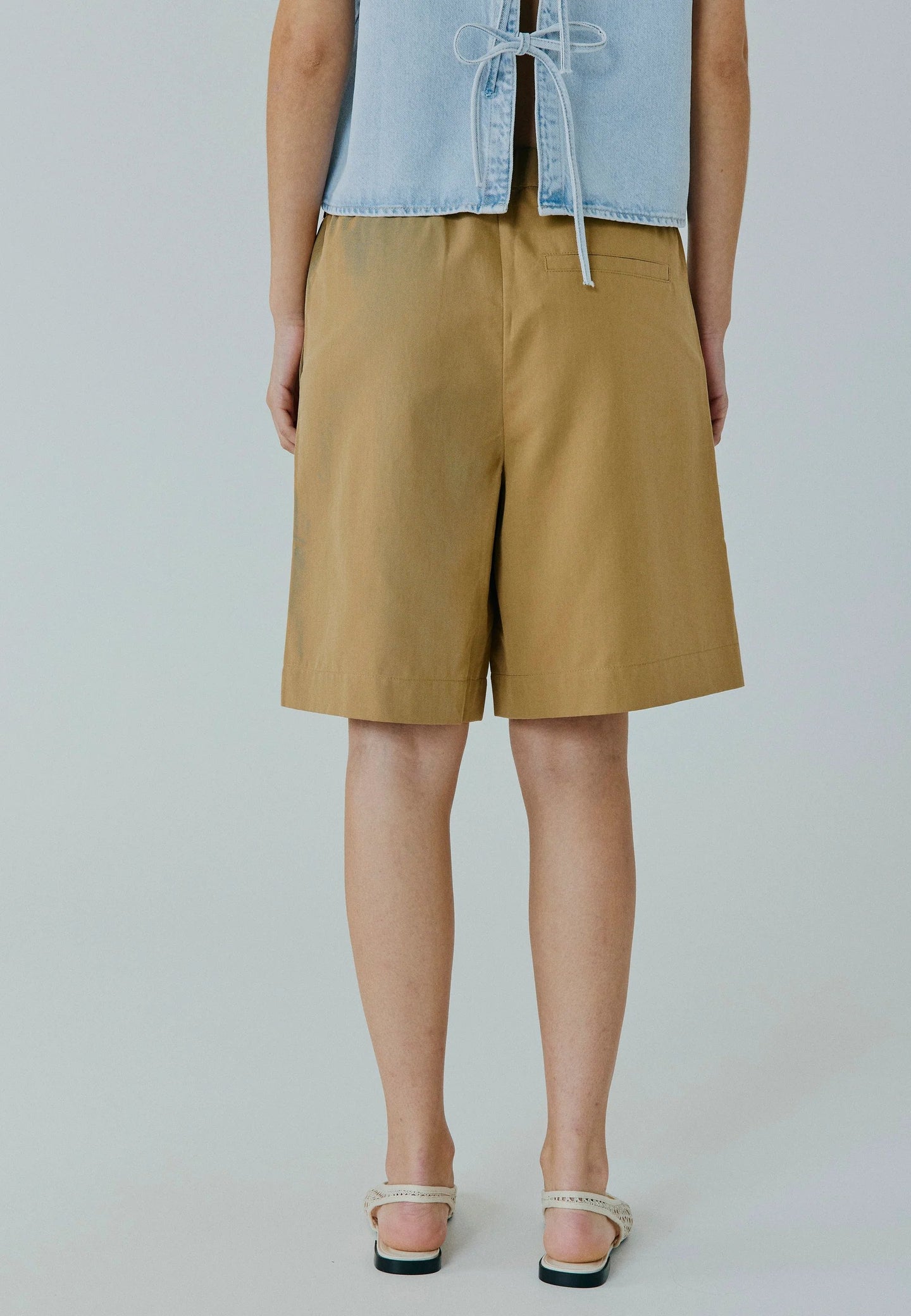 Norr Mille Shorts Lichtbruin Dames