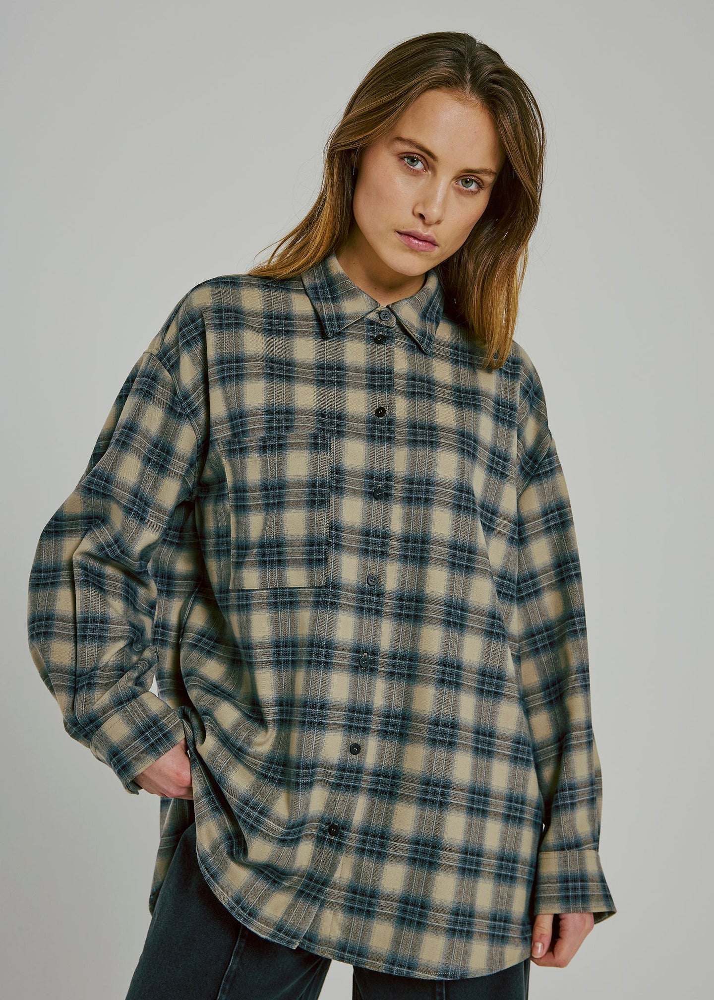 Norr Woody Shirt Blauw Dames