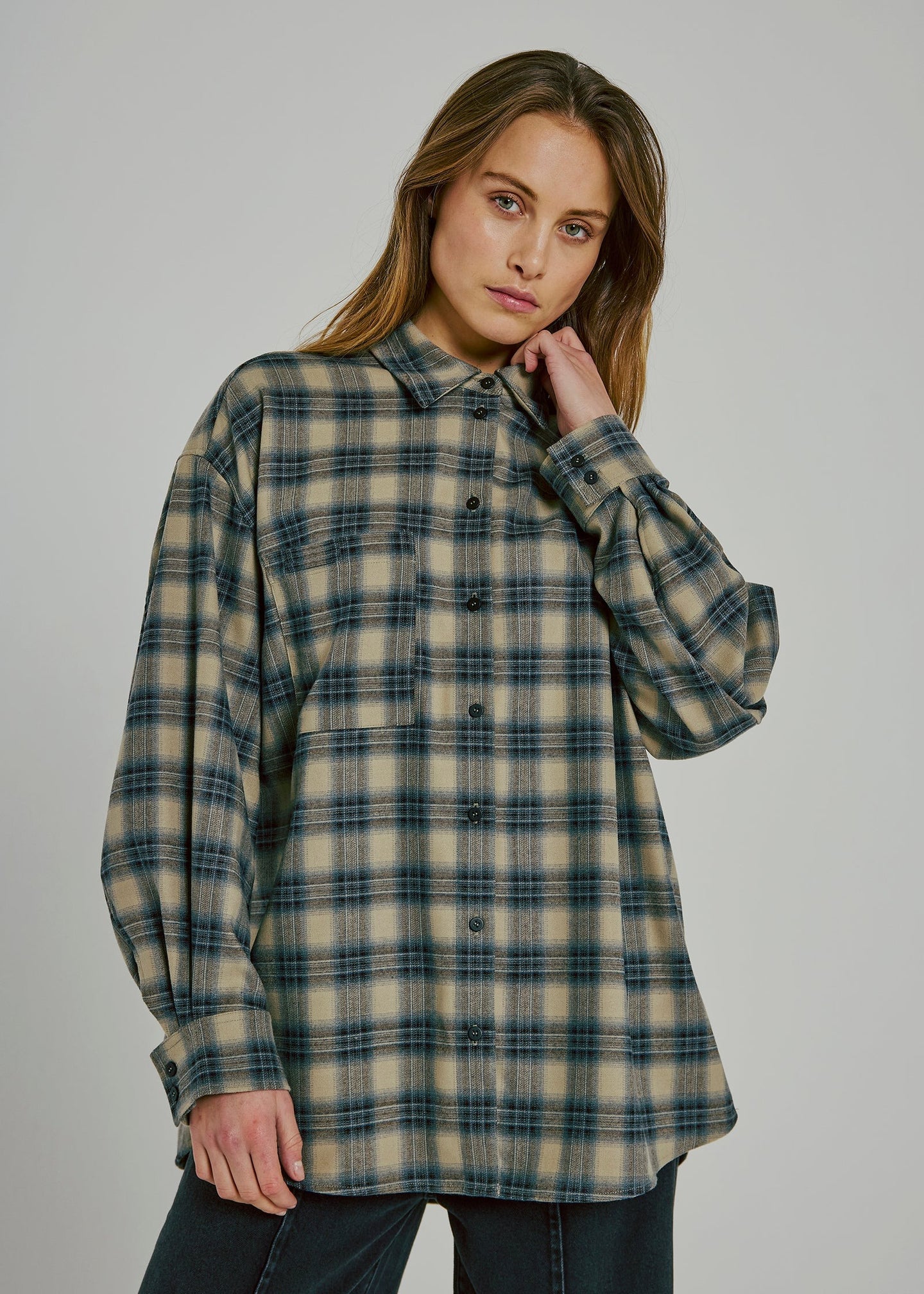 Norr Woody Shirt Blauw Dames