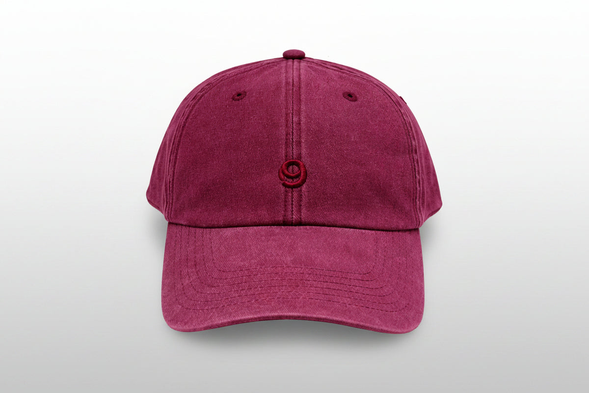 Number Nine Beach Washed Cap Rood Unisex