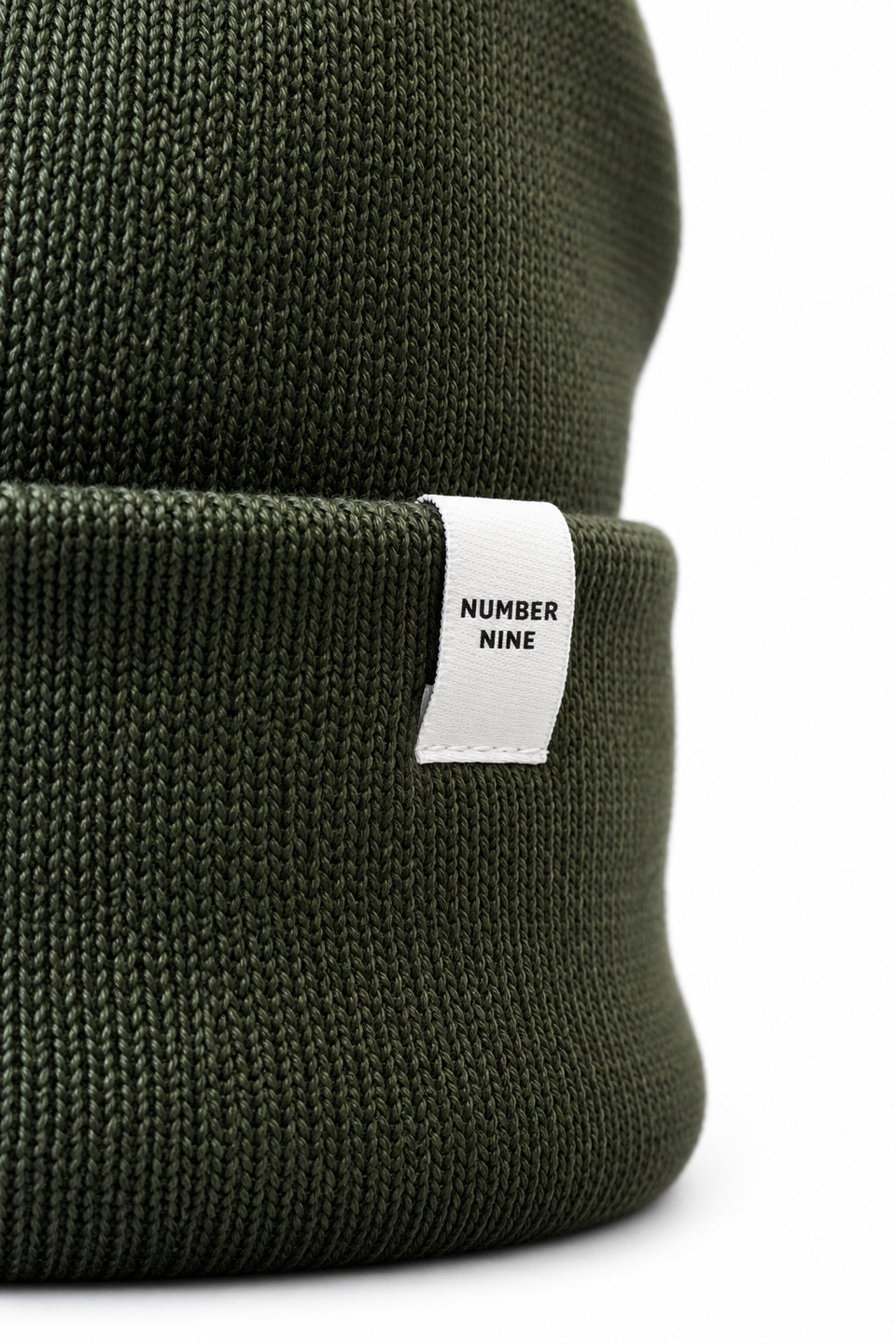 Number Nine Soul Beanie Donkergroen Unisex