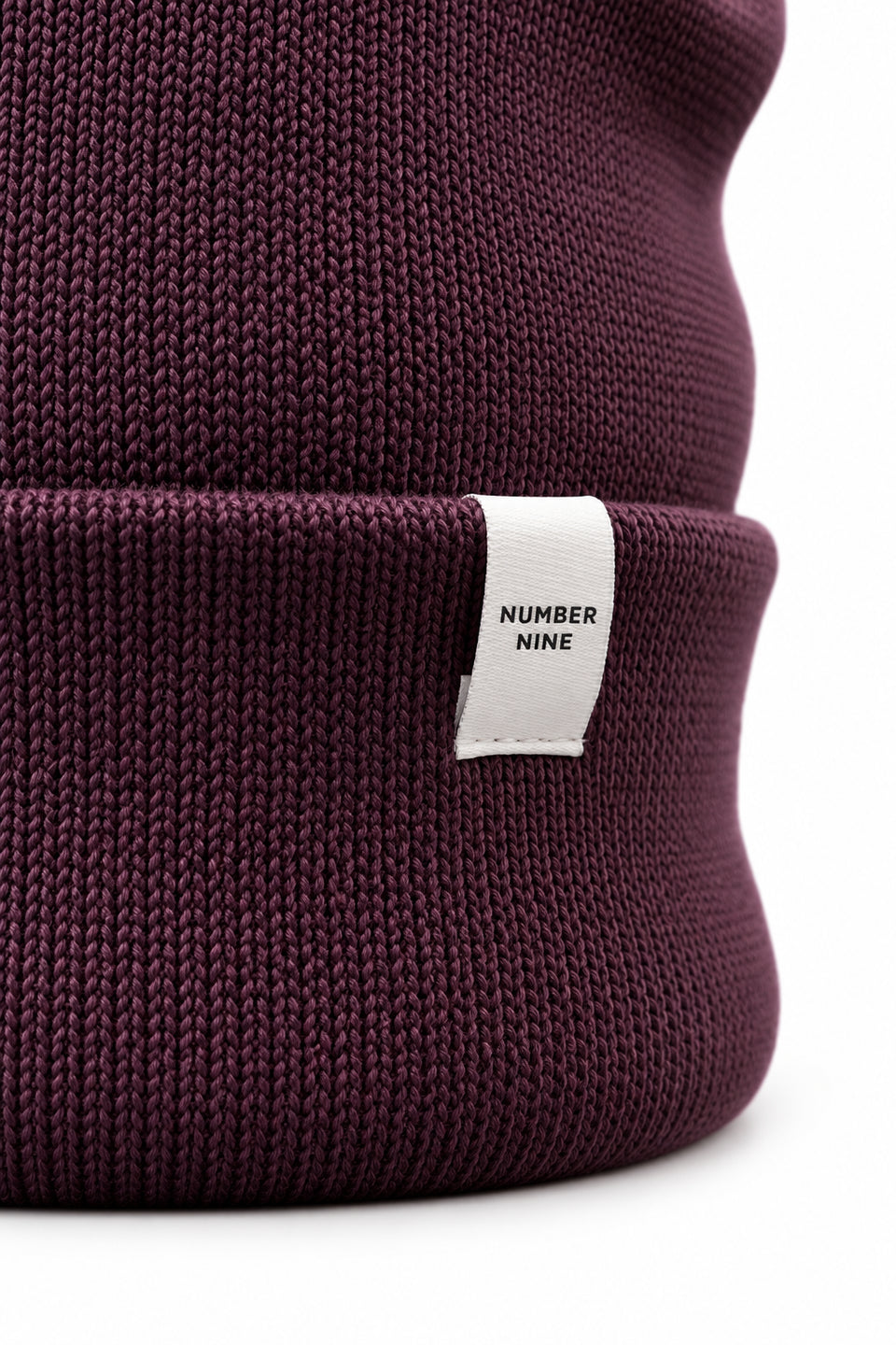 Number Nine Soul Beanie Paars Unisex