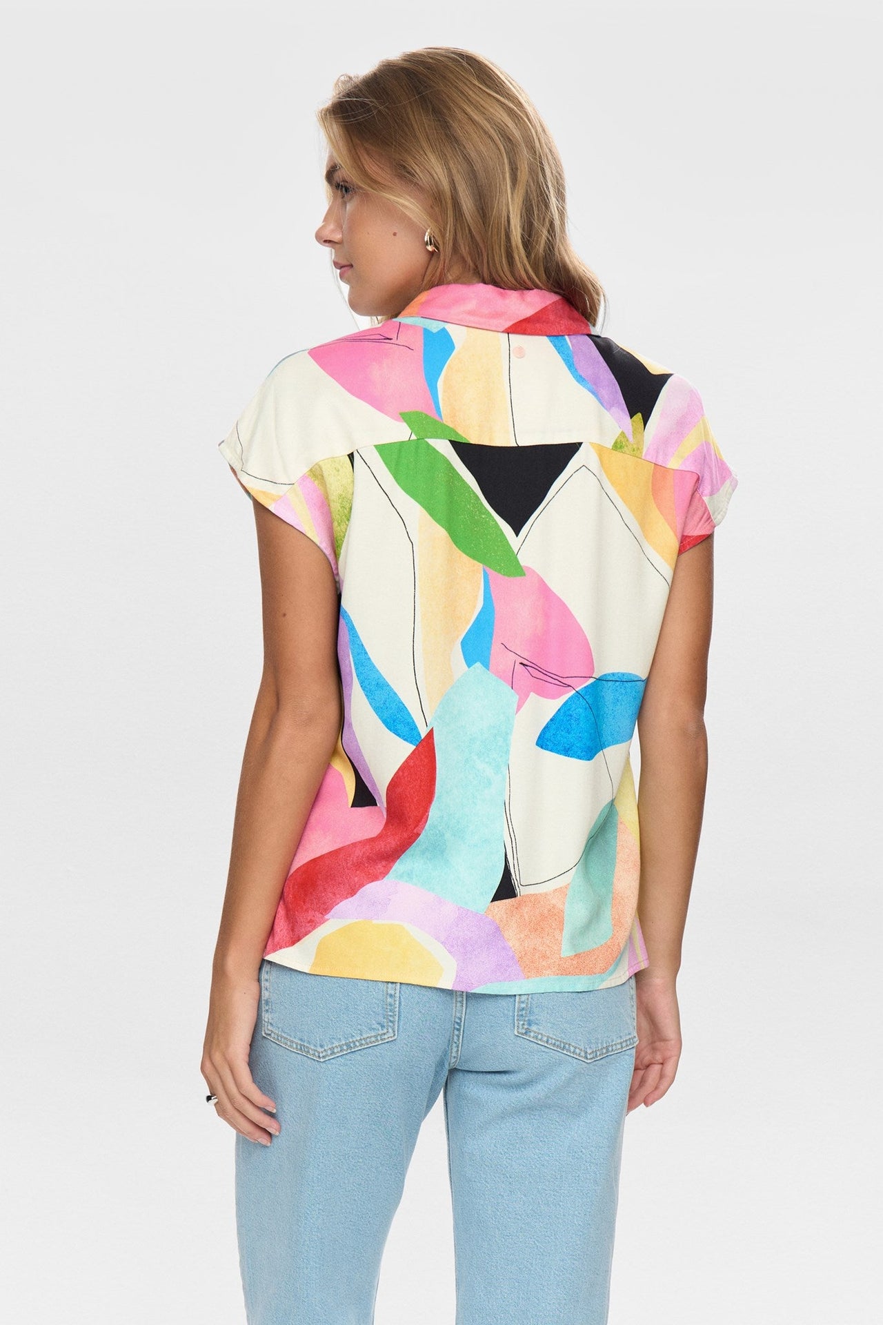 Numph Adeline Sl Shirt Roze Dames