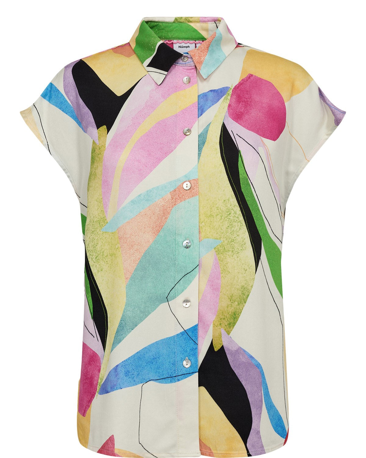 Numph Adeline Sl Shirt Roze Dames