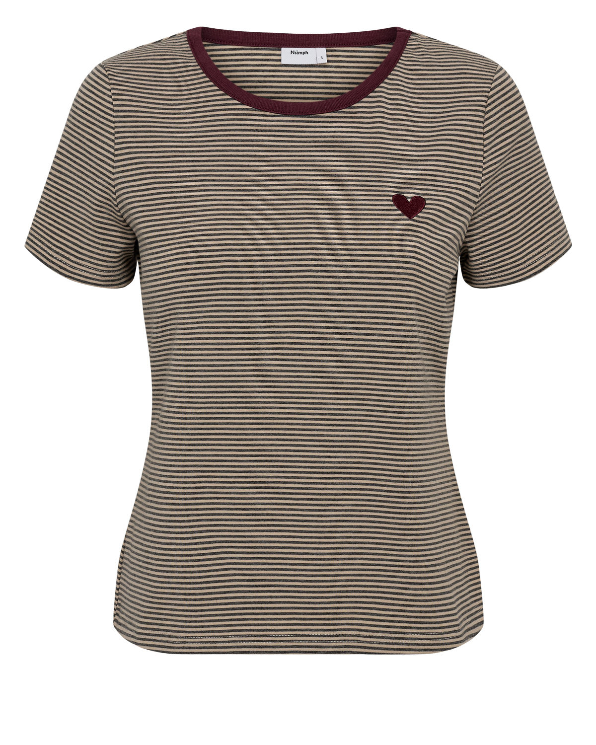 Numph Alexa T-shirt Lichtgrijs Dames
