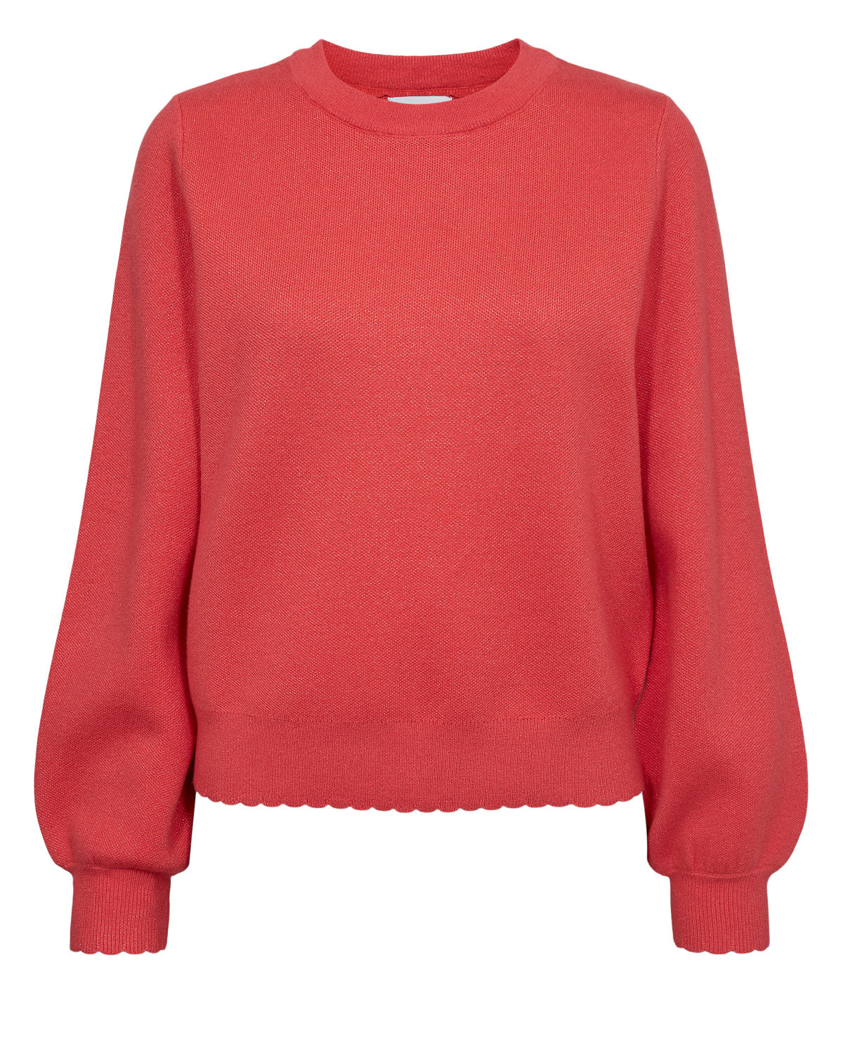 Numph Birr Solid Pullover Rood Dames