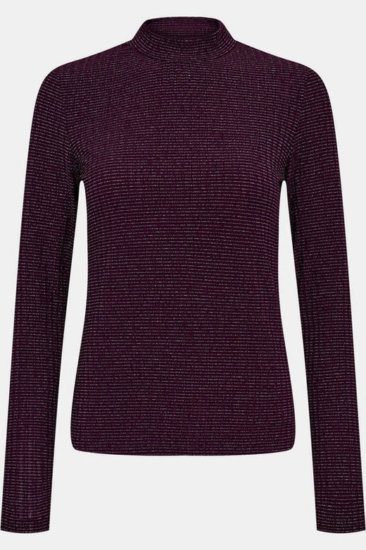 Numph Blakely Blouse Donkerrood Dames