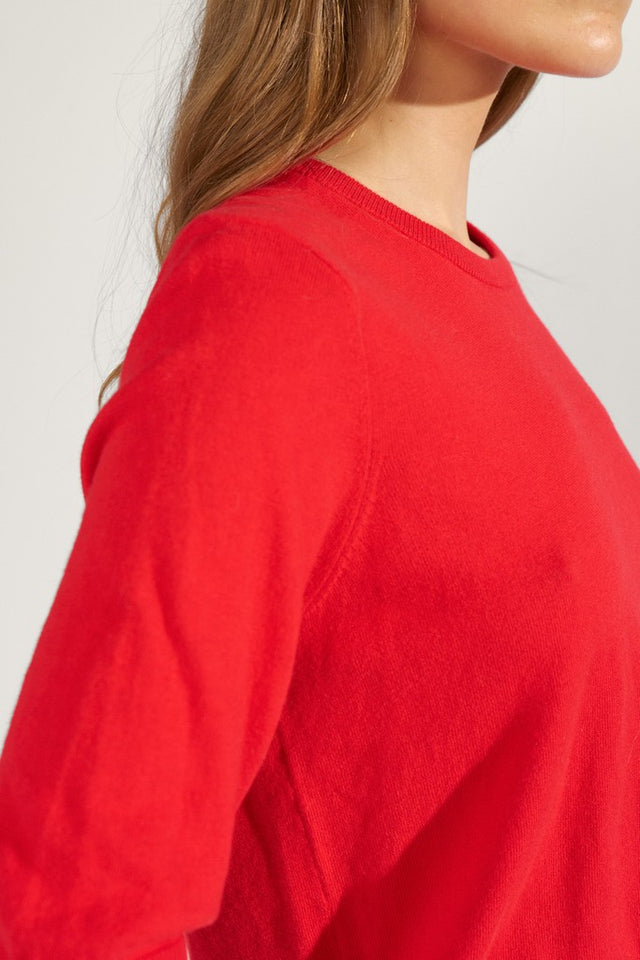 Numph Cally Ss Pullover Rood Dames