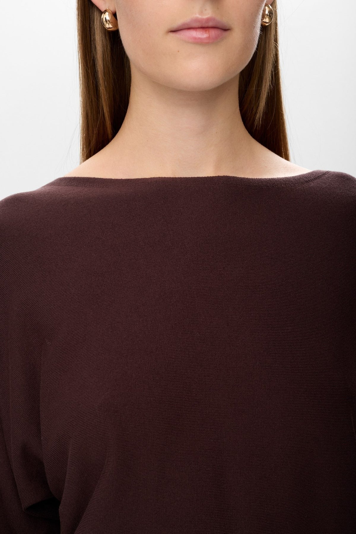 Numph Daya Pullover Donkerbruin 