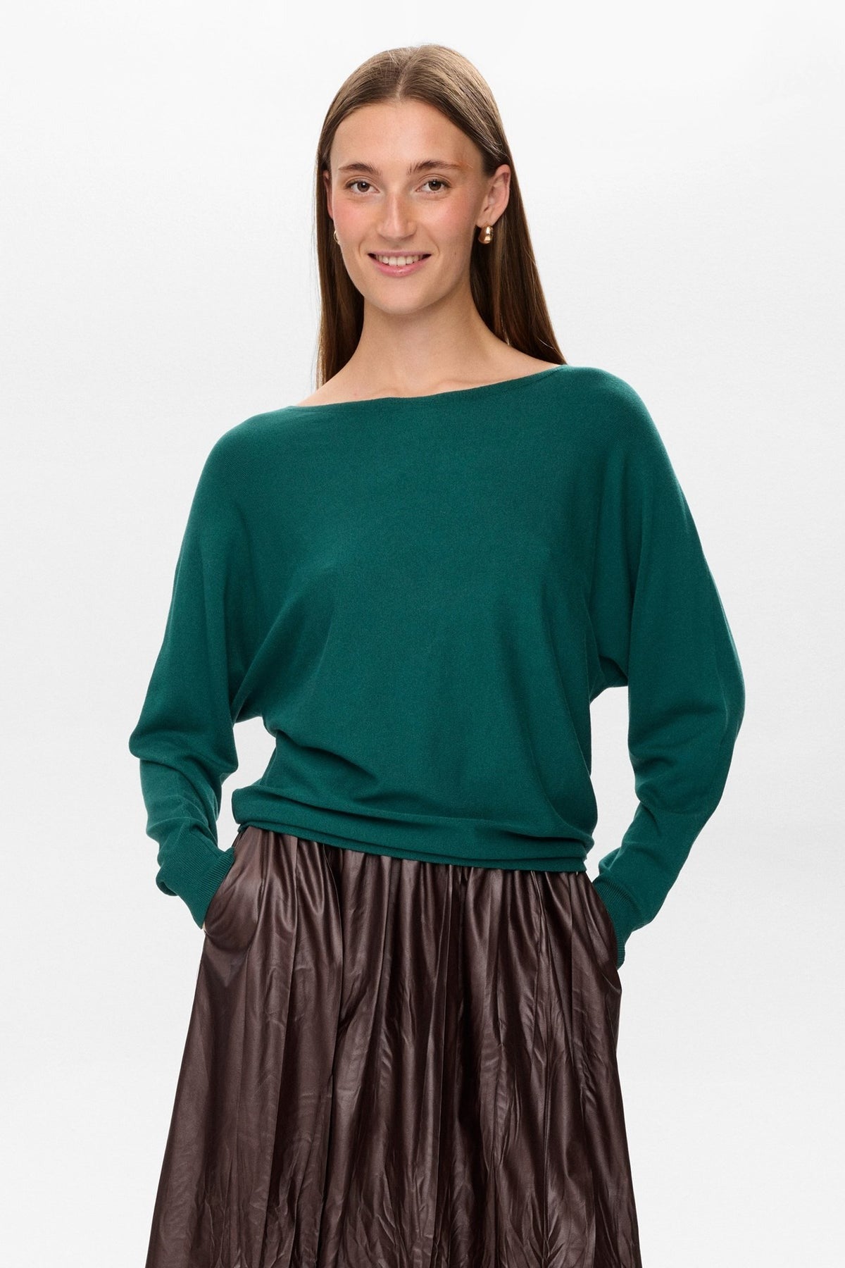 Numph Daya Pullover Donkergroen D