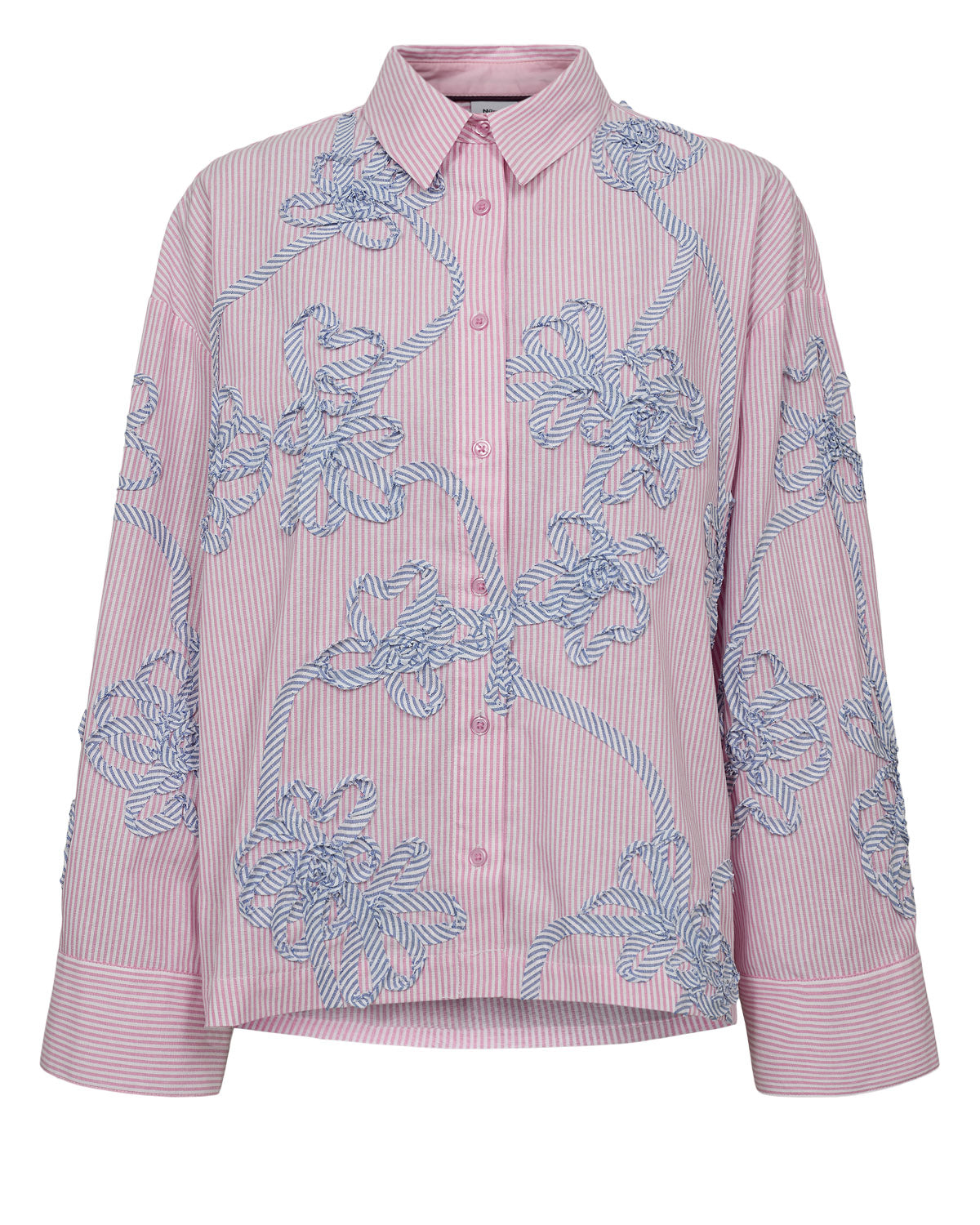 Numph Emelia Oversize Shirt Roze 