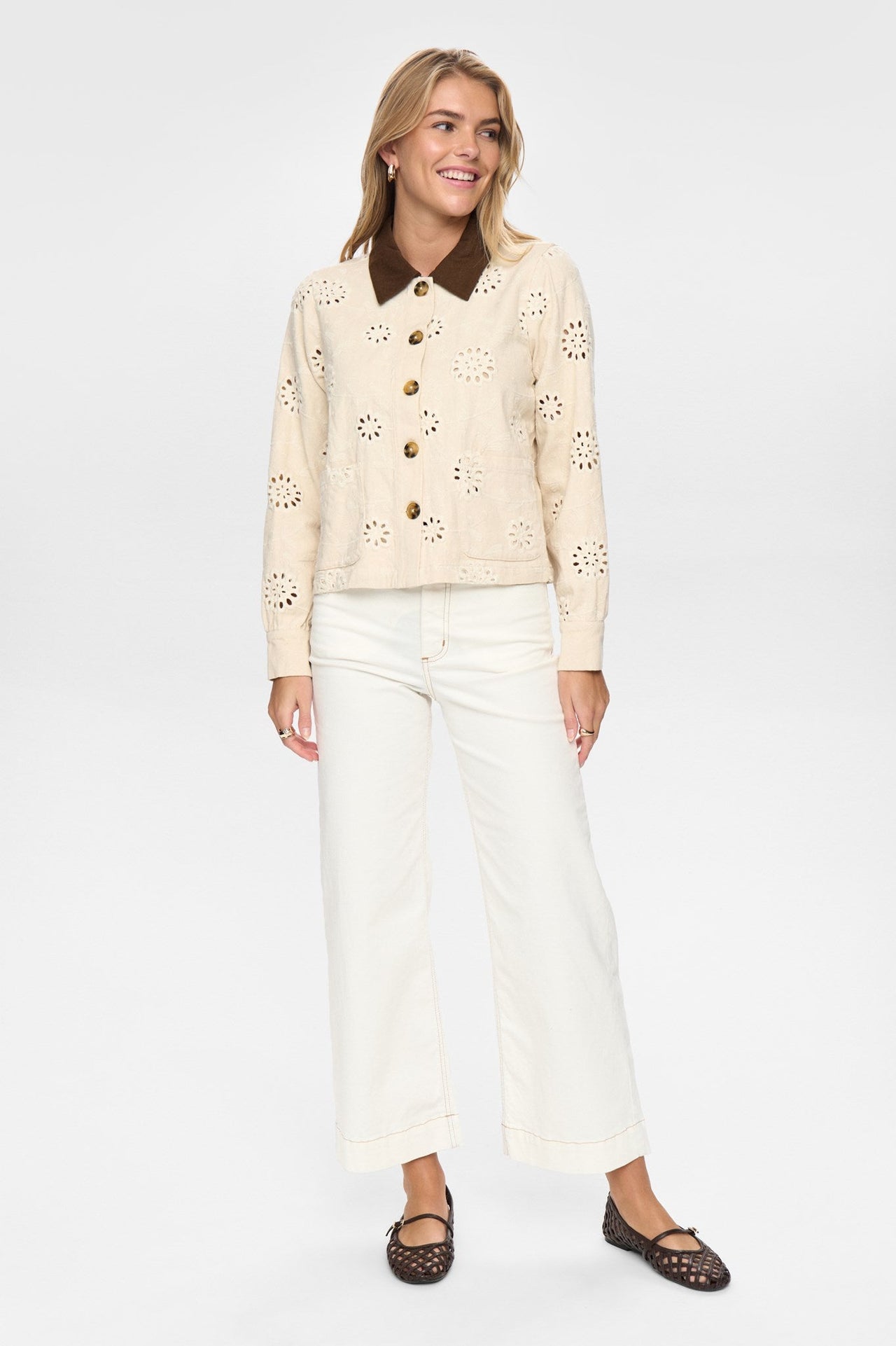 Numph Enora Jacket Wit Dames