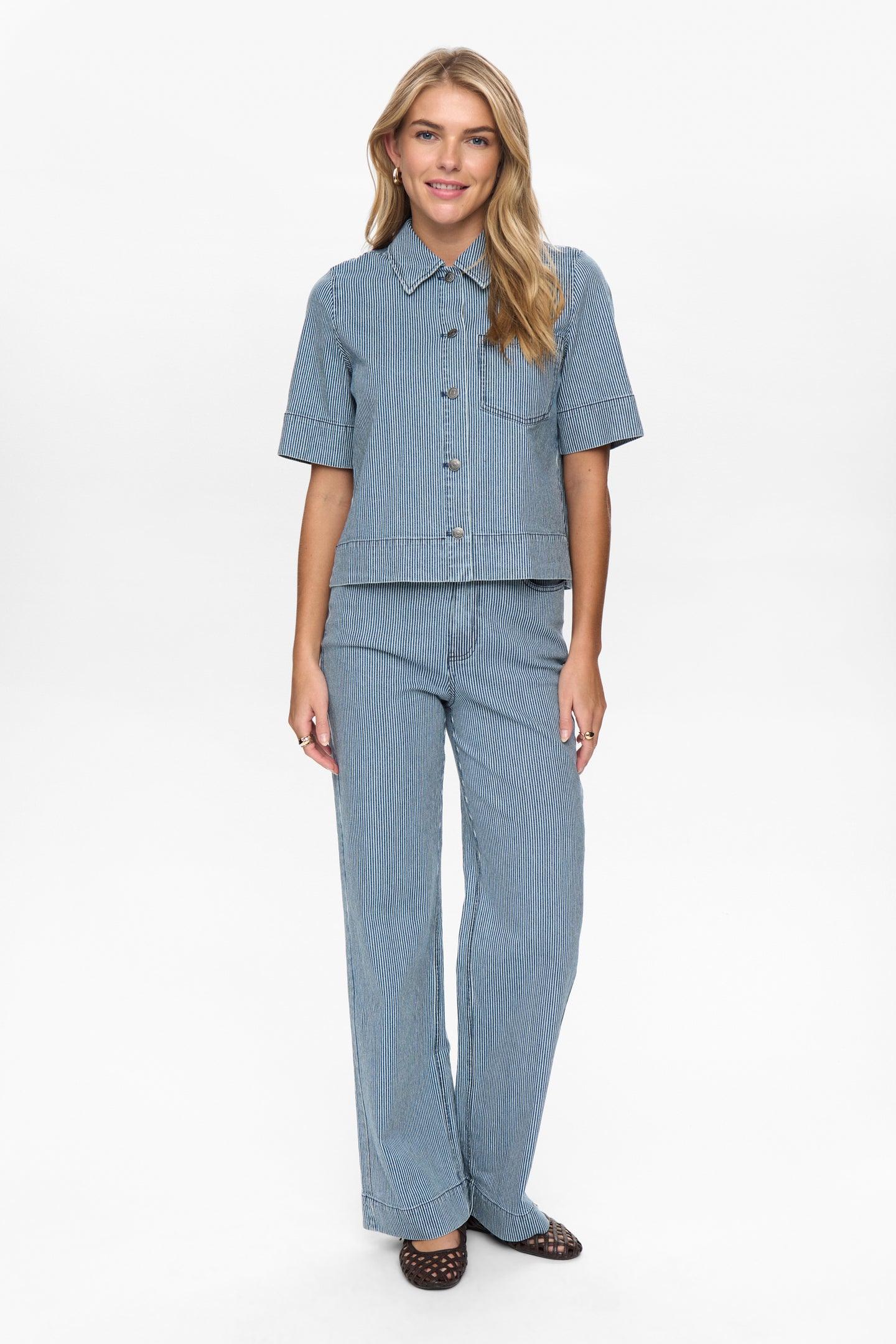 Numph Erina Shirt Donkerblauw Dames