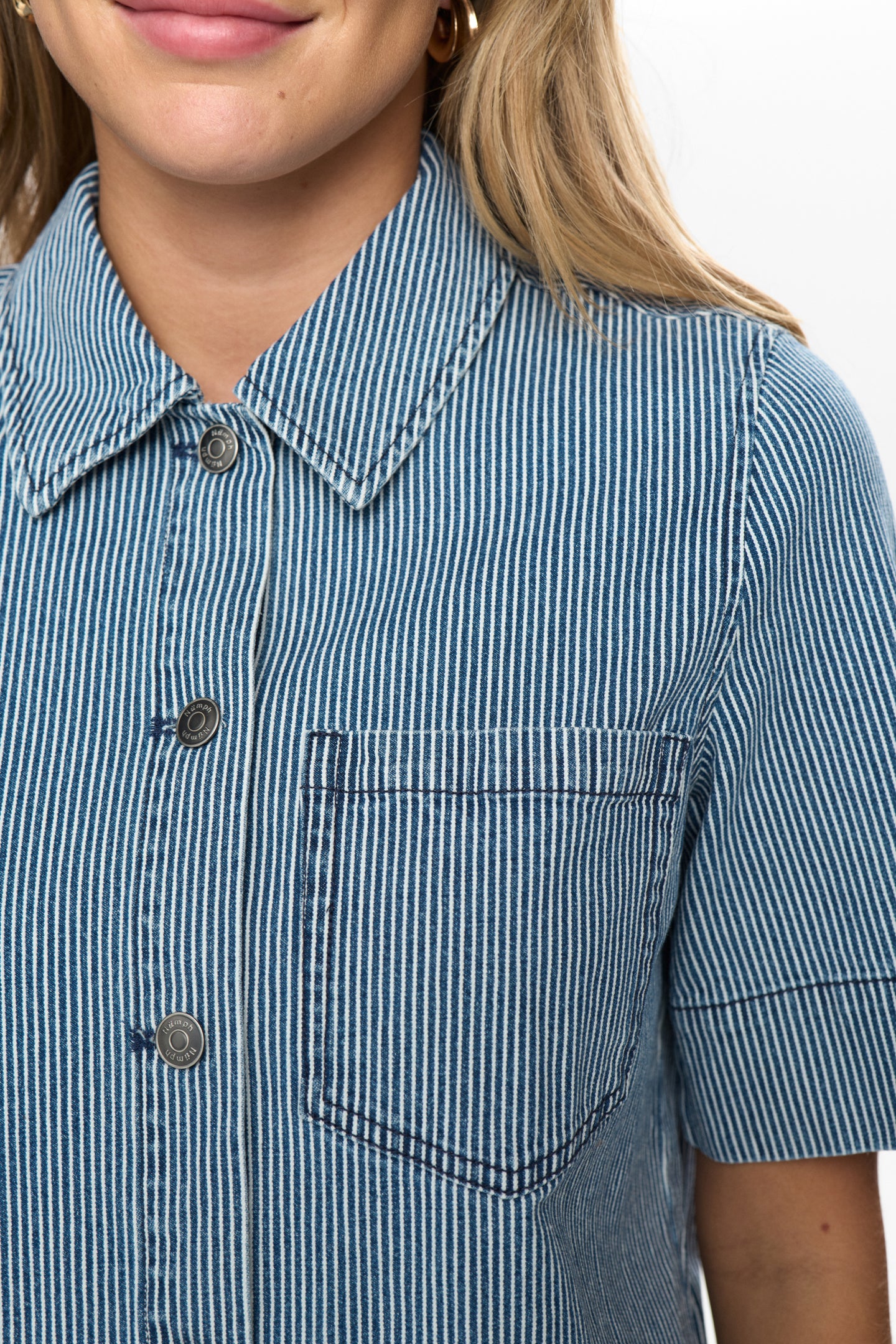 Numph Erina Shirt Donkerblauw Dames