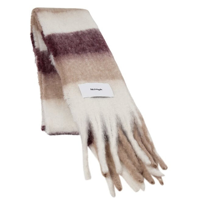 Numph Fila Scarf Donkerrood Dames