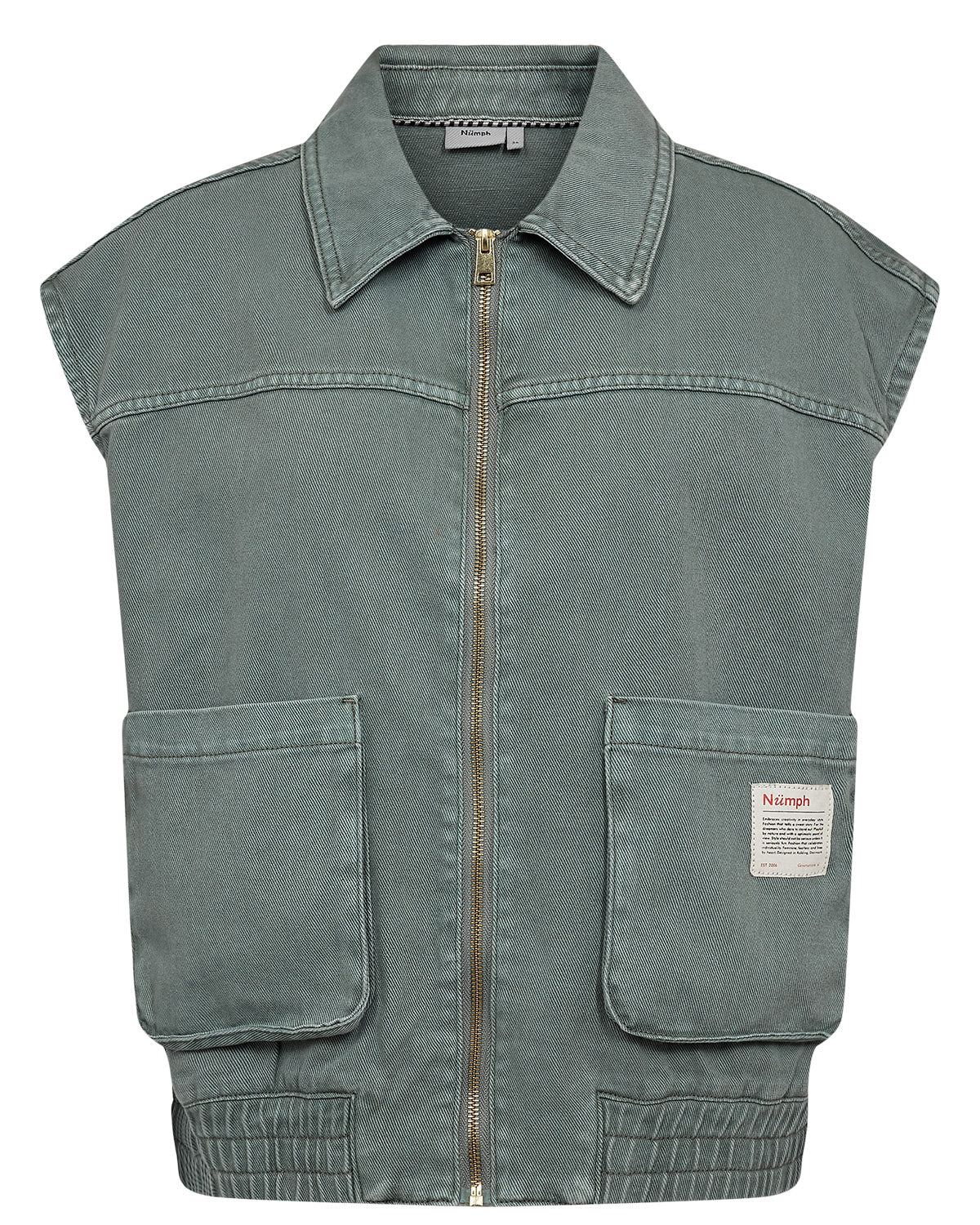 Numph Hamilton Vest Lichtblauw Dames
