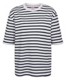 Numph Hira Stripe T-shirt Donkerblauw Dames