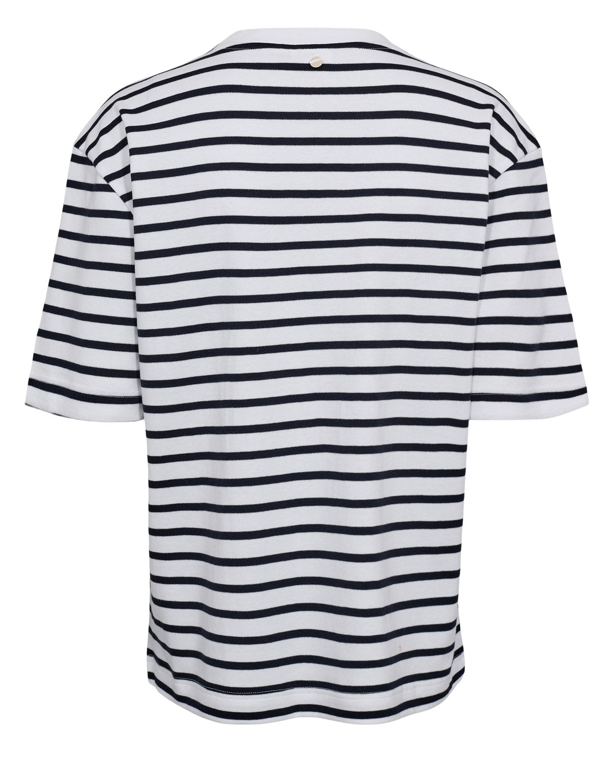 Numph Hira Stripe T-shirt Donkerblauw Dames