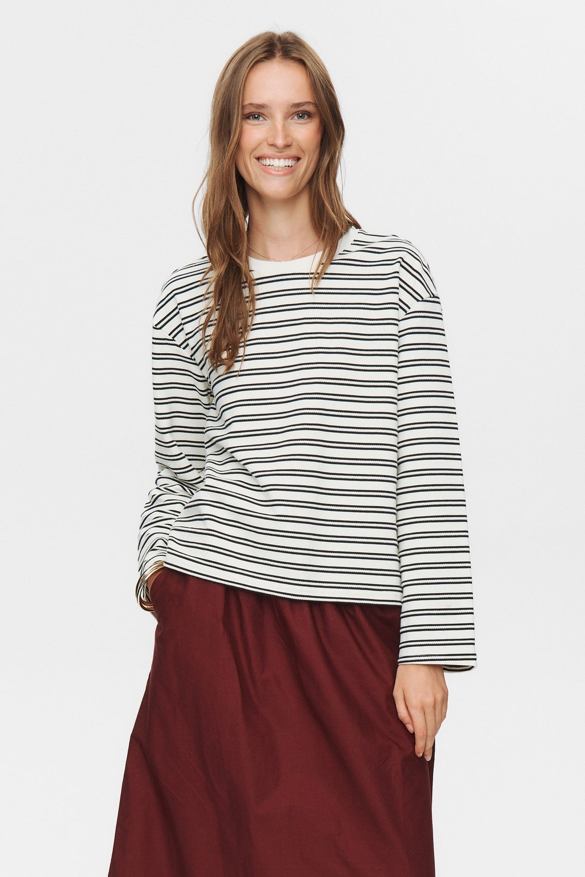 Numph Macie Sweatshirt Wit Dames