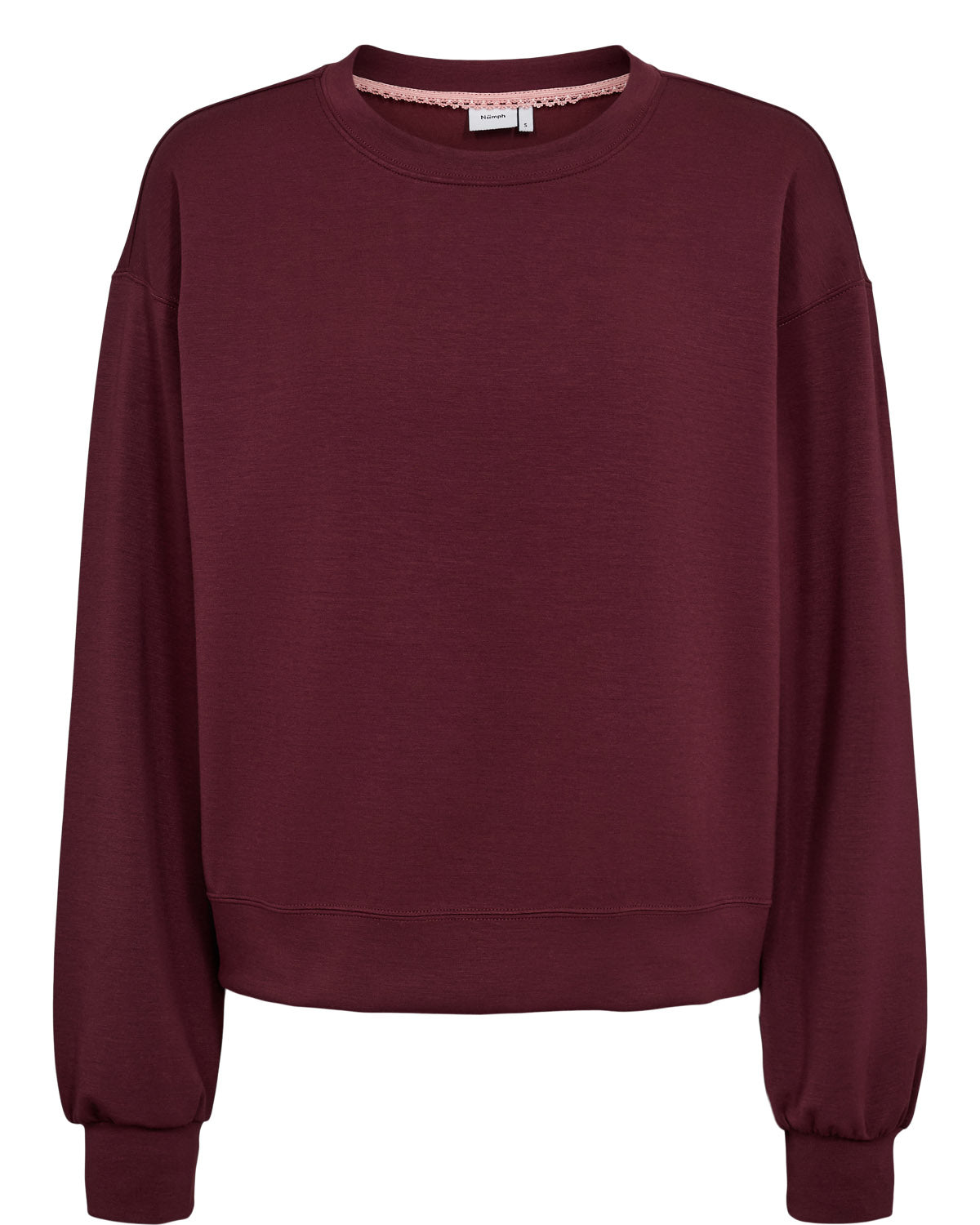 Numph Mara Sweat Donkerrood Dames
