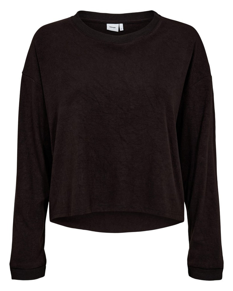 Numph Micy Oversize Blouse Zwart Dames