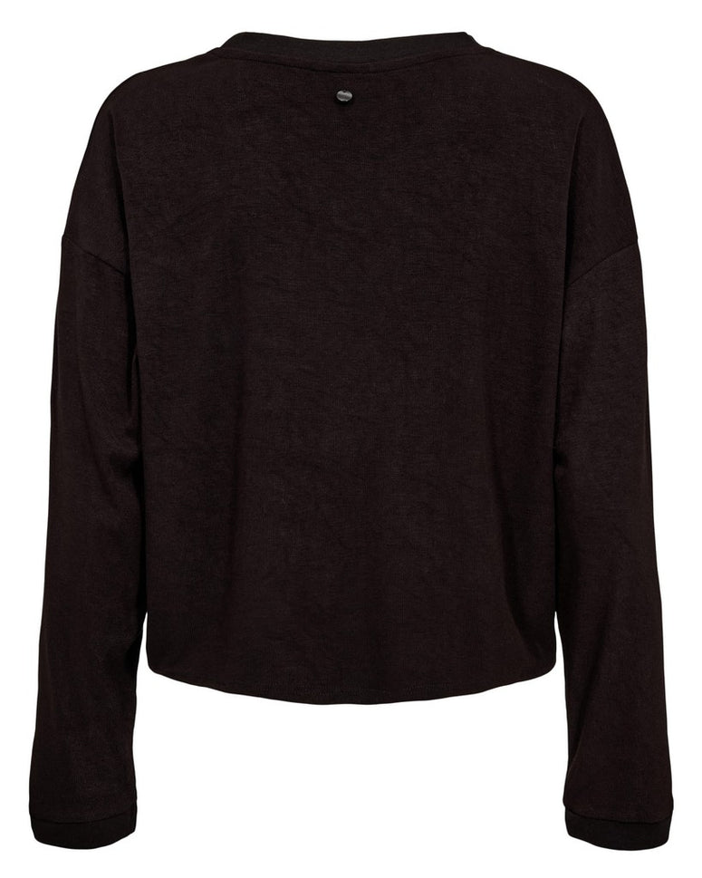 Numph Micy Oversize Blouse Zwart Dames