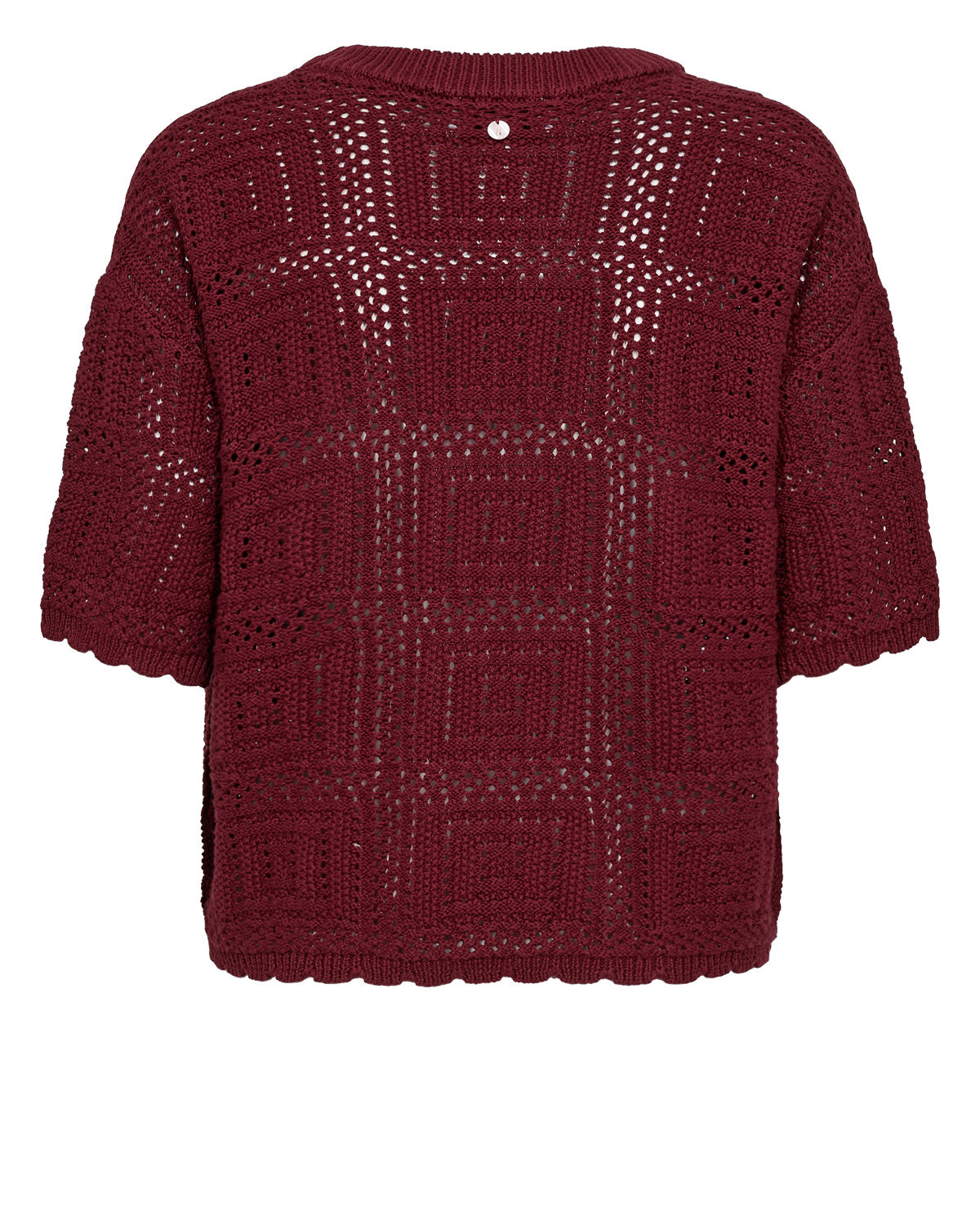 Numph Mirida Pullover Donkerrood Dames