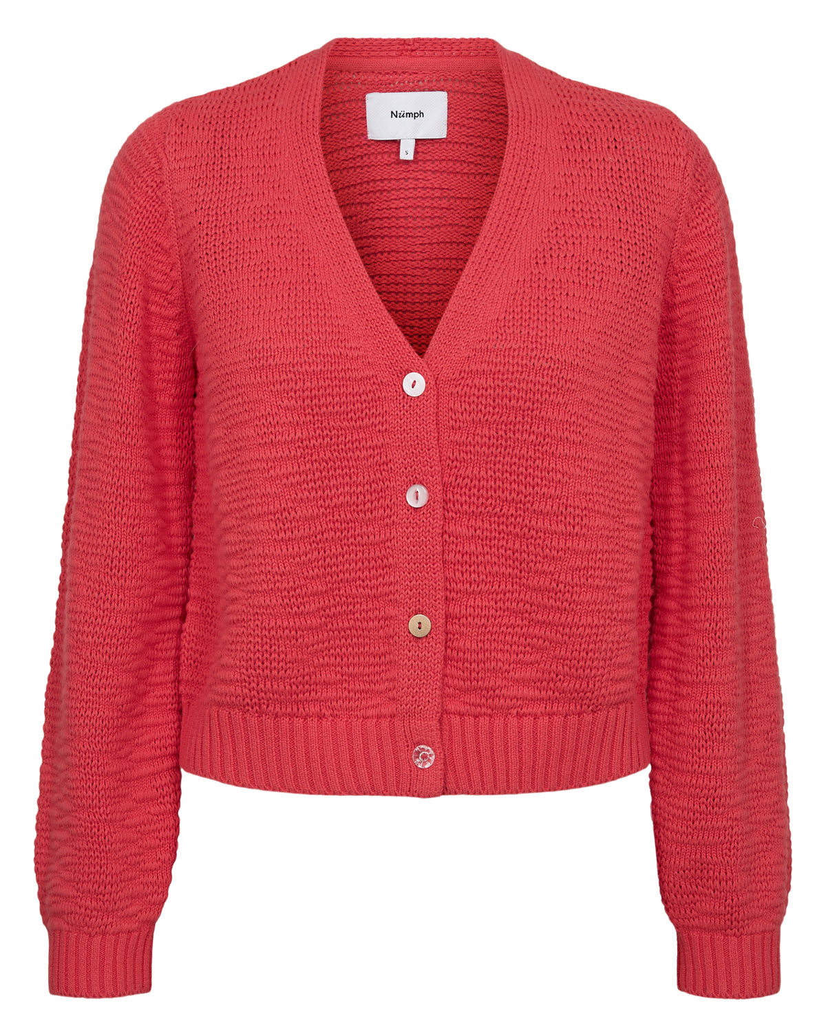 Numph Mirna Cropped Cardigan Rood Dames