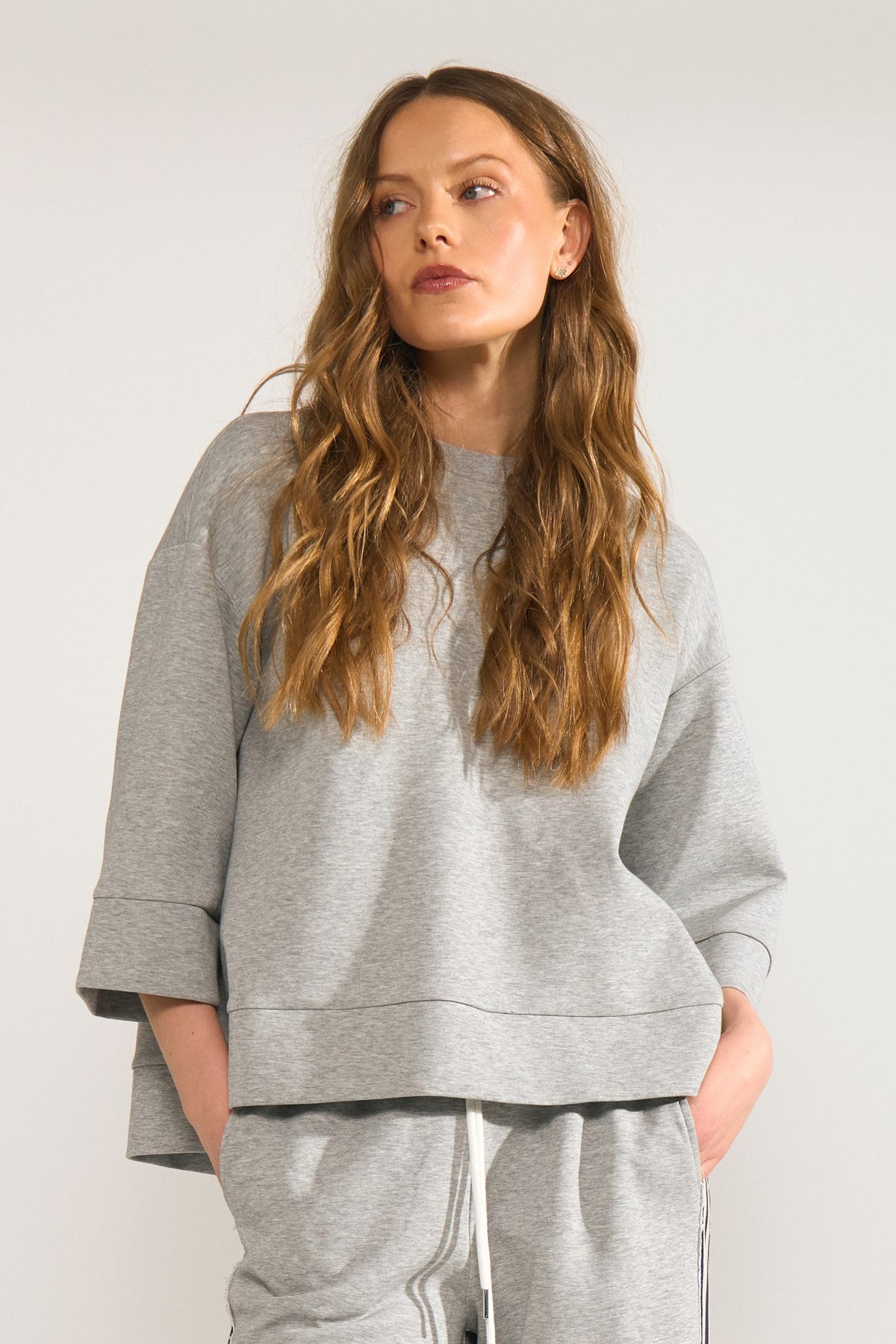 Numph Nathalie Vest Lichtgrijs Dame